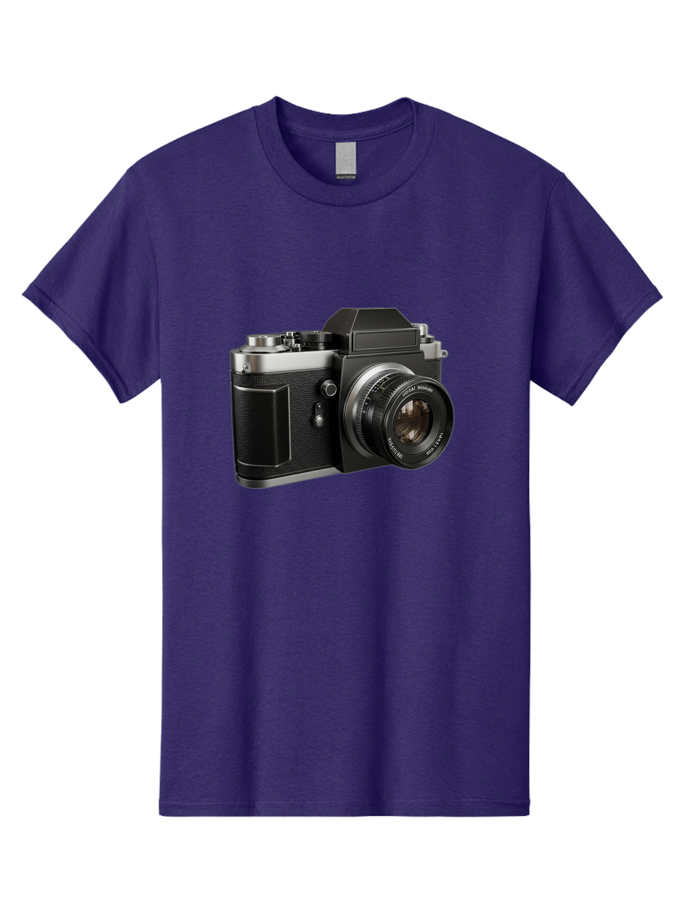 Praktica Men'S Graphic Tee, 100% Cotton, Comfortable Casual Summer Wear, Machine Washable, Vintage Camera, Photography Equipment, Classic Design, Black Camera Body, Lens Details, Optical Viewfinder, Shutter Release, Photography Gear, Bae692