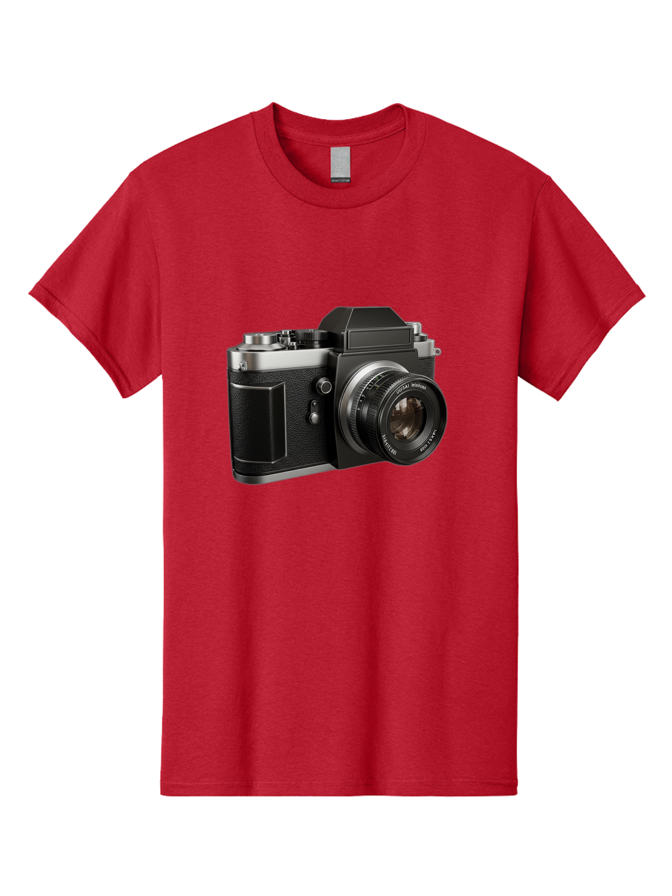 Praktica Men'S Graphic Tee, 100% Cotton, Comfortable Casual Summer Wear, Machine Washable, Vintage Camera, Photography Equipment, Classic Design, Black Camera Body, Lens Details, Optical Viewfinder, Shutter Release, Photography Gear, Bae692