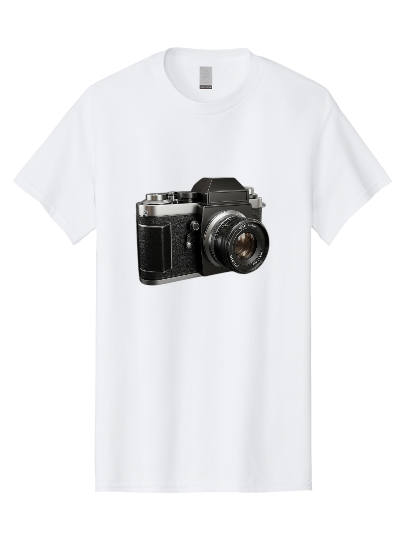 Praktica Men'S Graphic Tee, 100% Cotton, Comfortable Casual Summer Wear, Machine Washable, Vintage Camera, Photography Equipment, Classic Design, Black Camera Body, Lens Details, Optical Viewfinder, Shutter Release, Photography Gear, Bae692