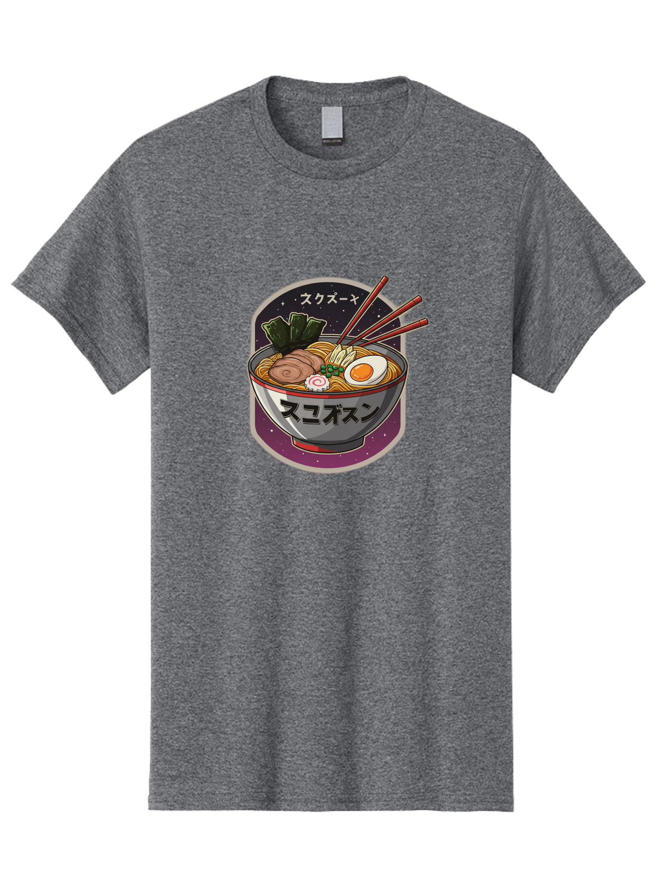 Ramen-6 Men'S Graphic Tee, 100% Cotton, Comfortable Casual Summer Wear, Machine Washable, Steaming Bowl Of Ramen, Noodles, Sliced Pork, Boiled Egg, Green Onions, Seaweed, Chopsticks, Japanese Cuisine, Asian Food, Comfort Meal, Savory Flavors, Bae703