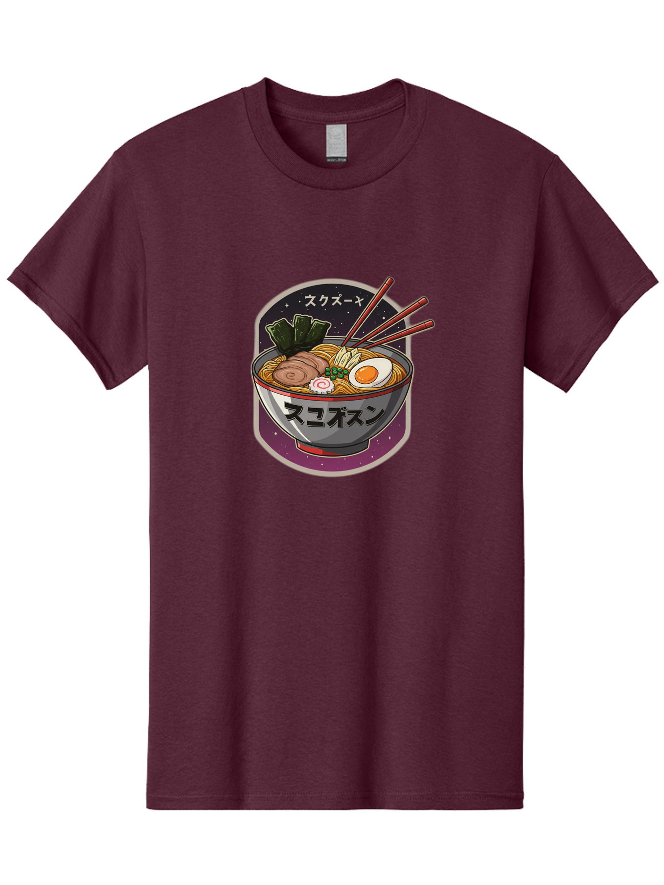 Ramen-6 Men'S Graphic Tee, 100% Cotton, Comfortable Casual Summer Wear, Machine Washable, Steaming Bowl Of Ramen, Noodles, Sliced Pork, Boiled Egg, Green Onions, Seaweed, Chopsticks, Japanese Cuisine, Asian Food, Comfort Meal, Savory Flavors, Bae703