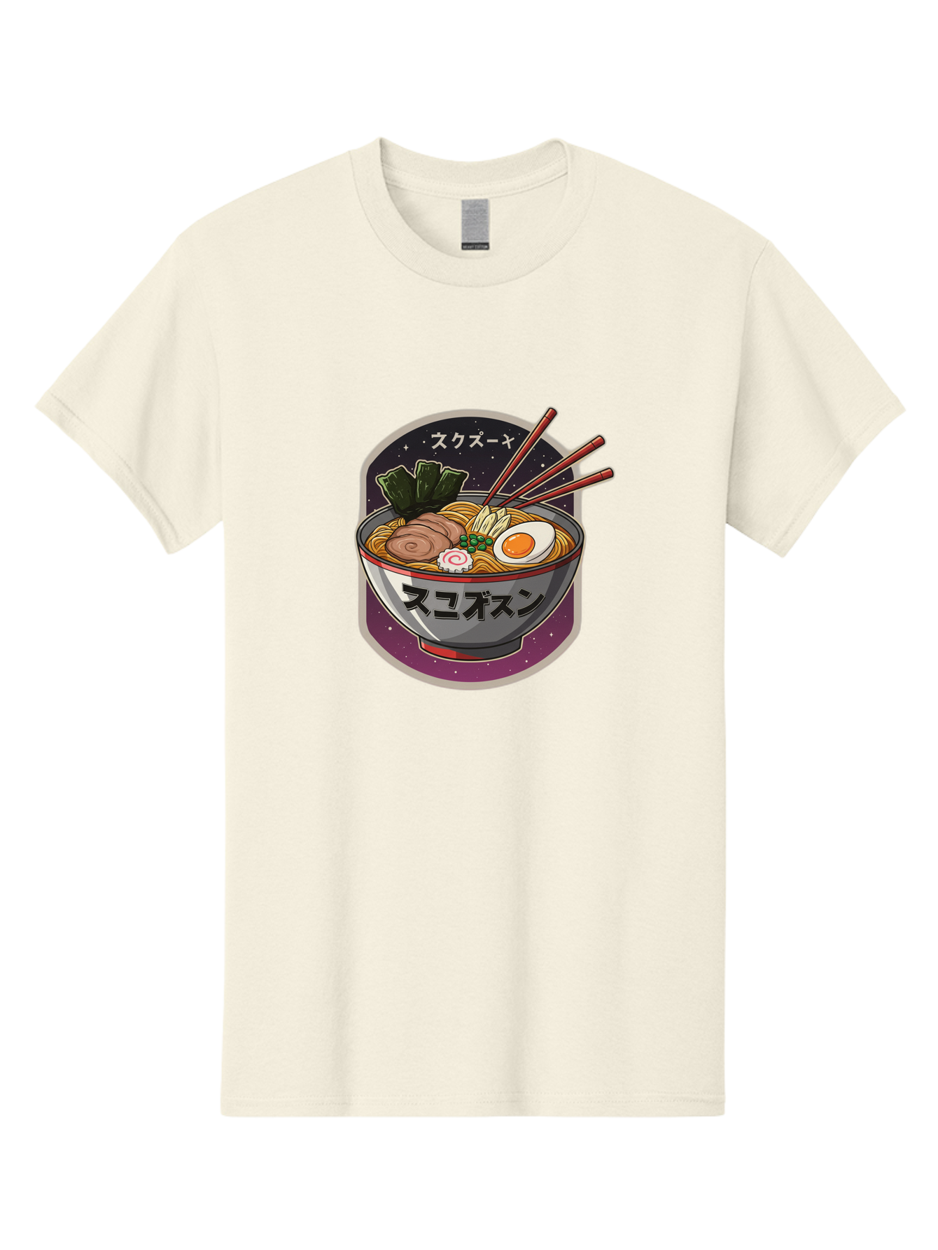 Ramen-6 Men'S Graphic Tee, 100% Cotton, Comfortable Casual Summer Wear, Machine Washable, Steaming Bowl Of Ramen, Noodles, Sliced Pork, Boiled Egg, Green Onions, Seaweed, Chopsticks, Japanese Cuisine, Asian Food, Comfort Meal, Savory Flavors, Bae703