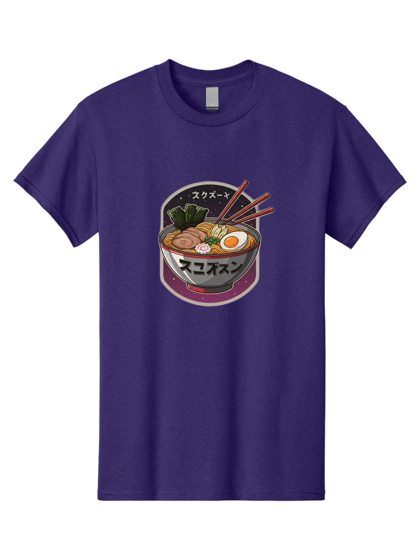 Ramen-6 Men'S Graphic Tee, 100% Cotton, Comfortable Casual Summer Wear, Machine Washable, Steaming Bowl Of Ramen, Noodles, Sliced Pork, Boiled Egg, Green Onions, Seaweed, Chopsticks, Japanese Cuisine, Asian Food, Comfort Meal, Savory Flavors, Bae703