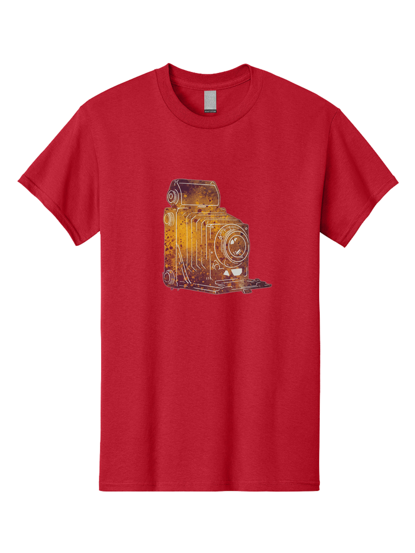 Vintage-Camera-10 Men'S Graphic Tee, 100% Cotton, Comfortable Casual Summer Wear, Machine Washable, Vintage Camera, Classic Photography, Retro Style, Worn Texture, Distressed Finish, Nostalgic Feel, Analog Photography, Film Camera, Bae805