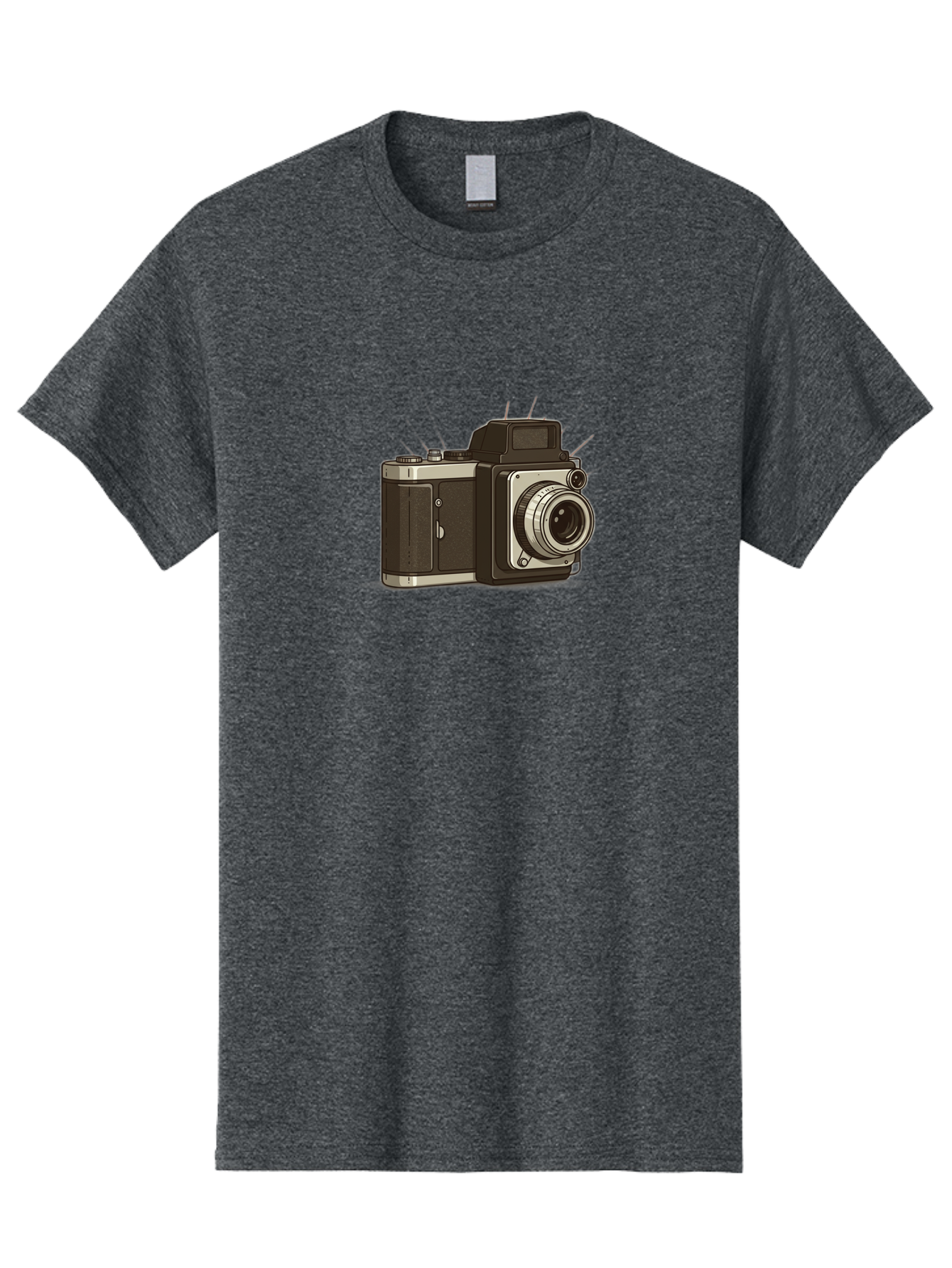 Vintage-Camera-2 Men'S Graphic Tee, 100% Cotton, Comfortable Casual Summer Wear, Machine Washable, Vintage Camera, Retro Photography, Film Camera, Classic Design, Photography Equipment, Nostalgic Feel, Camera Lens Bae806