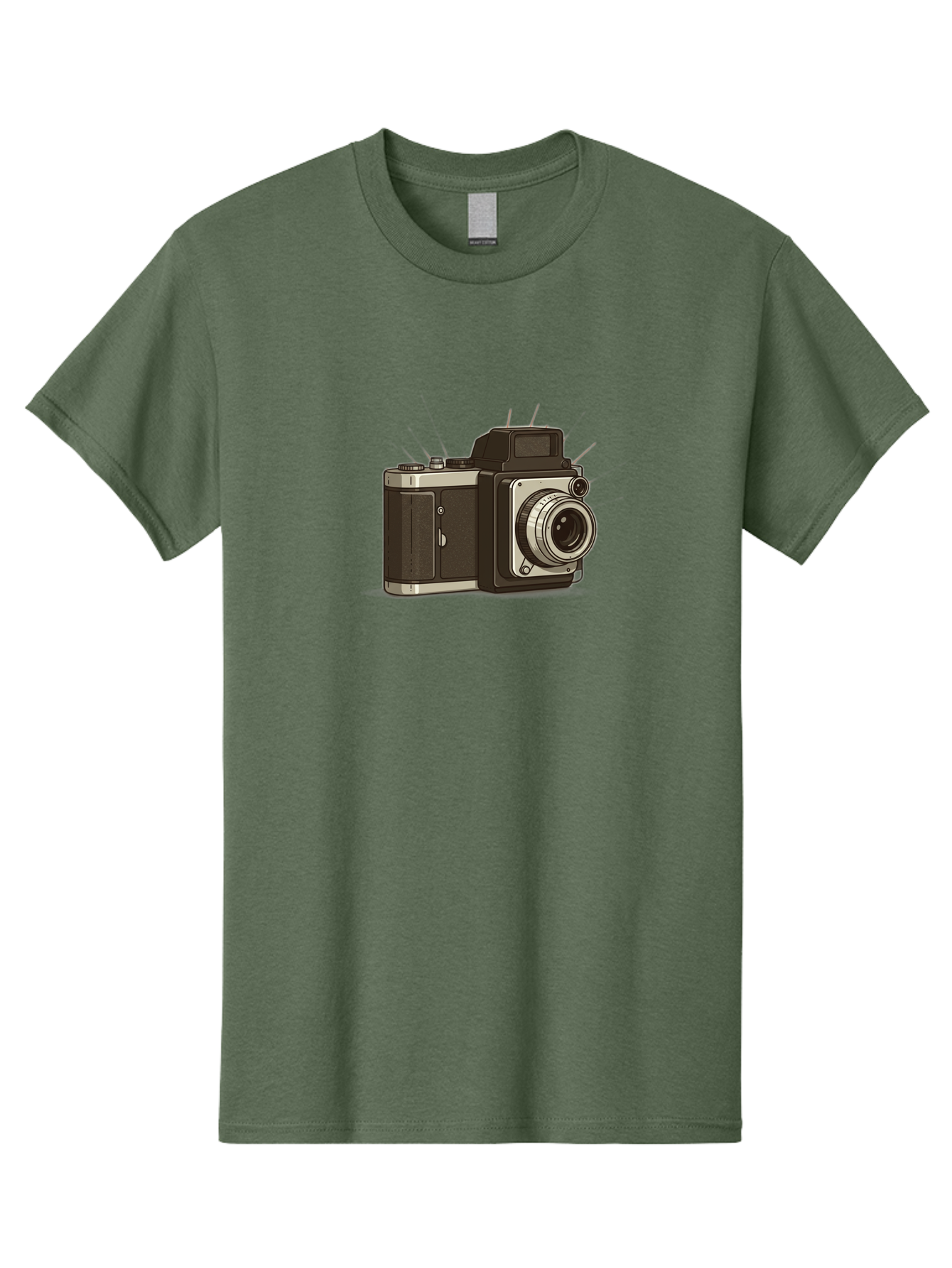 Vintage-Camera-2 Men'S Graphic Tee, 100% Cotton, Comfortable Casual Summer Wear, Machine Washable, Vintage Camera, Retro Photography, Film Camera, Classic Design, Photography Equipment, Nostalgic Feel, Camera Lens Bae806