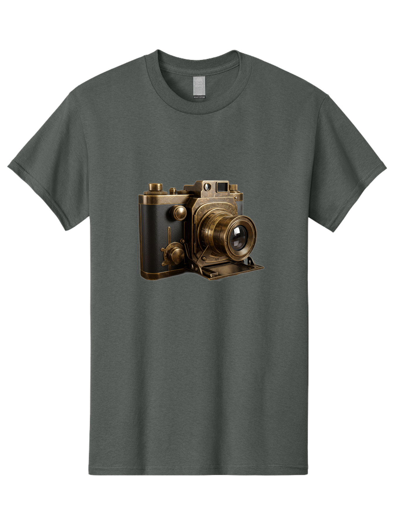 Vintage-Camera-3 Men'S Graphic Tee, 100% Cotton, Comfortable Casual Summer Wear, Machine Washable, Vintage Camera, Antique Photography, Retro Camera Design, Classic Accessories, Nostalgic Photography Equipment Bae807