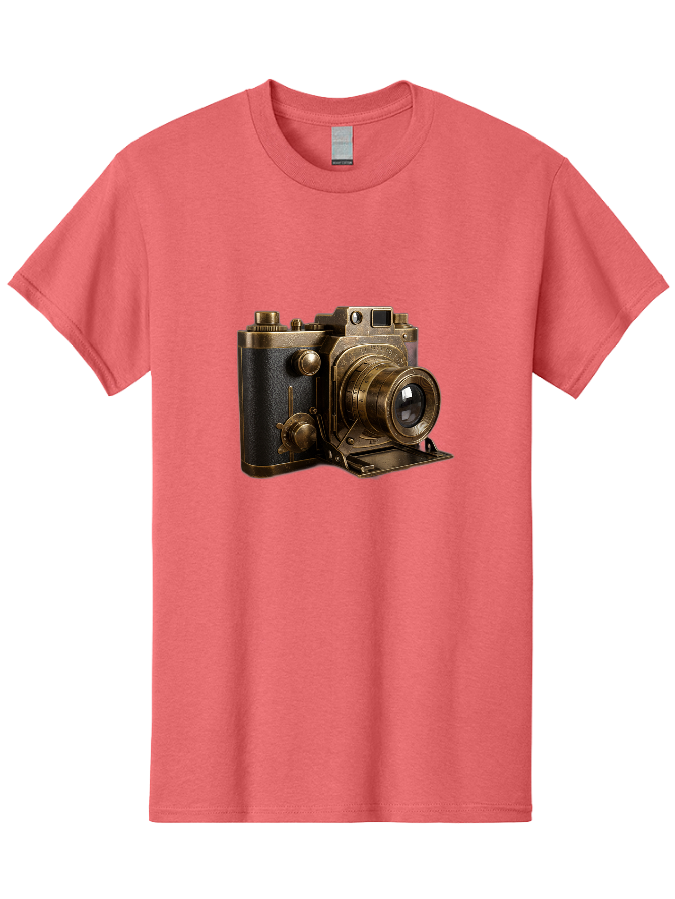 Vintage-Camera-3 Men'S Graphic Tee, 100% Cotton, Comfortable Casual Summer Wear, Machine Washable, Vintage Camera, Antique Photography, Retro Camera Design, Classic Accessories, Nostalgic Photography Equipment Bae807