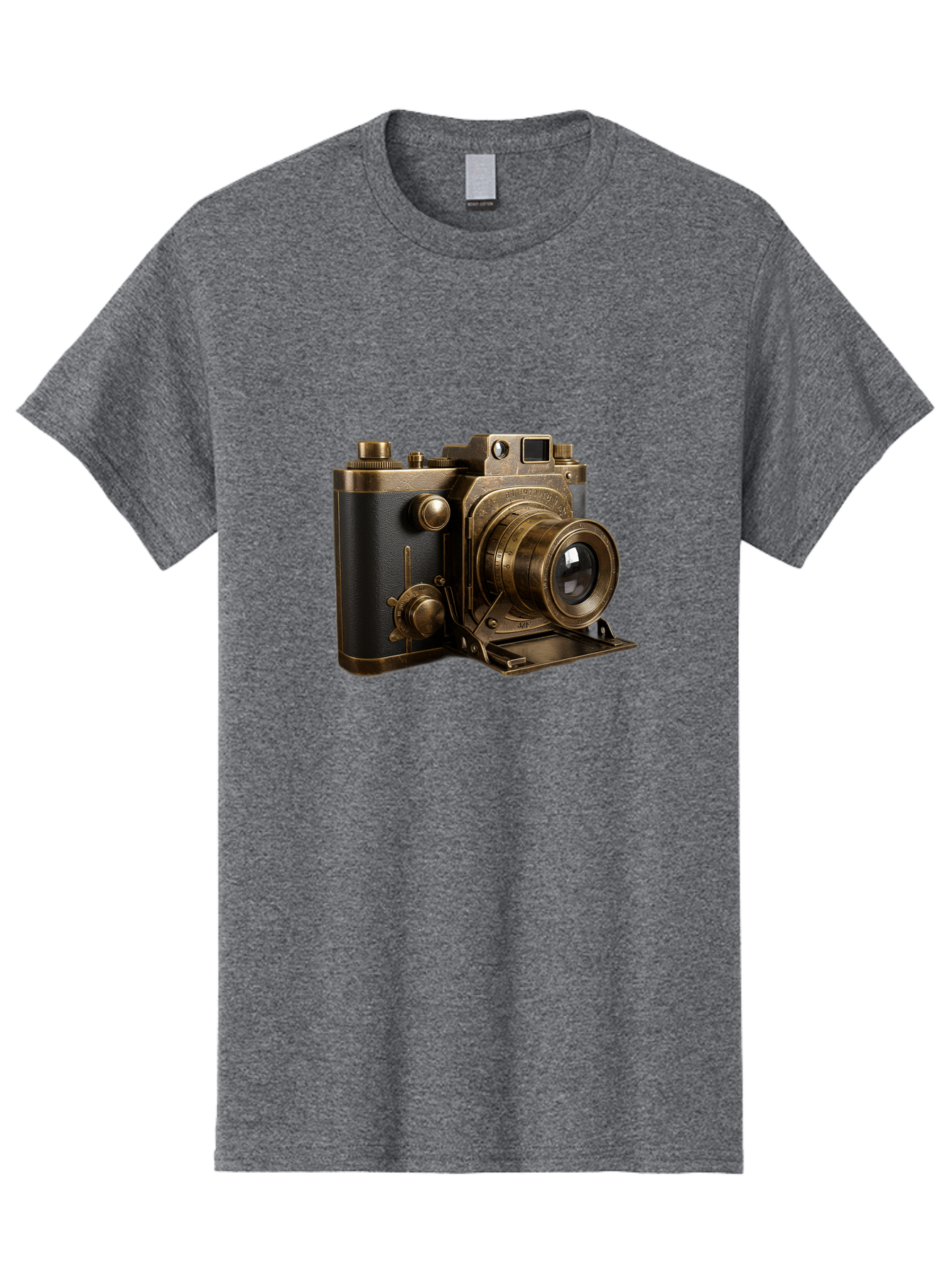 Vintage-Camera-3 Men'S Graphic Tee, 100% Cotton, Comfortable Casual Summer Wear, Machine Washable, Vintage Camera, Antique Photography, Retro Camera Design, Classic Accessories, Nostalgic Photography Equipment Bae807