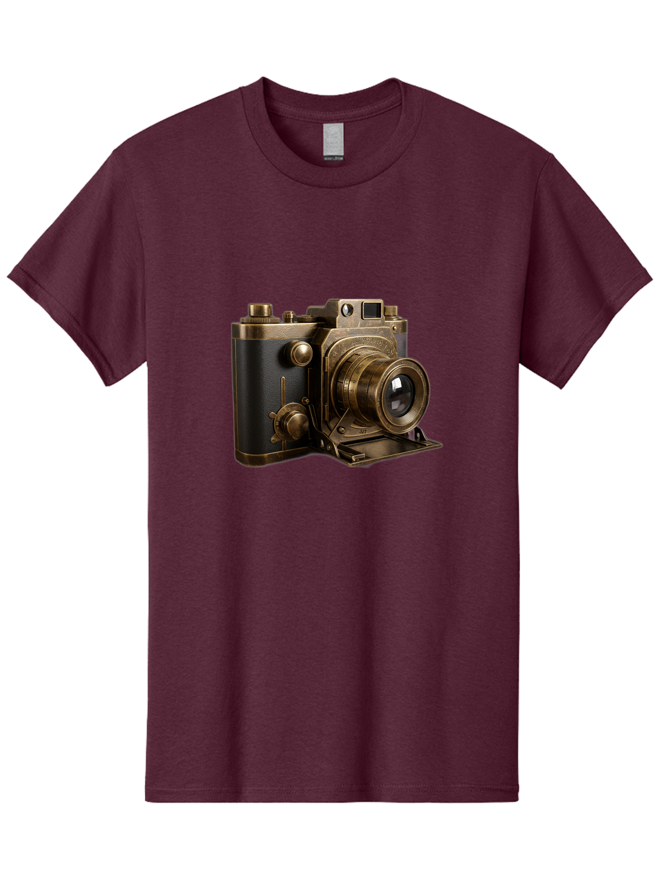 Vintage-Camera-3 Men'S Graphic Tee, 100% Cotton, Comfortable Casual Summer Wear, Machine Washable, Vintage Camera, Antique Photography, Retro Camera Design, Classic Accessories, Nostalgic Photography Equipment Bae807