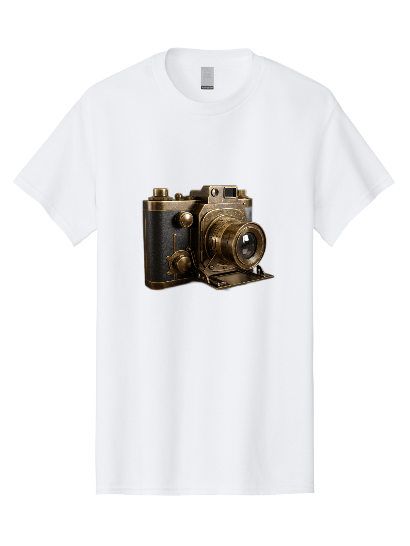 Vintage-Camera-3 Men'S Graphic Tee, 100% Cotton, Comfortable Casual Summer Wear, Machine Washable, Vintage Camera, Antique Photography, Retro Camera Design, Classic Accessories, Nostalgic Photography Equipment Bae807