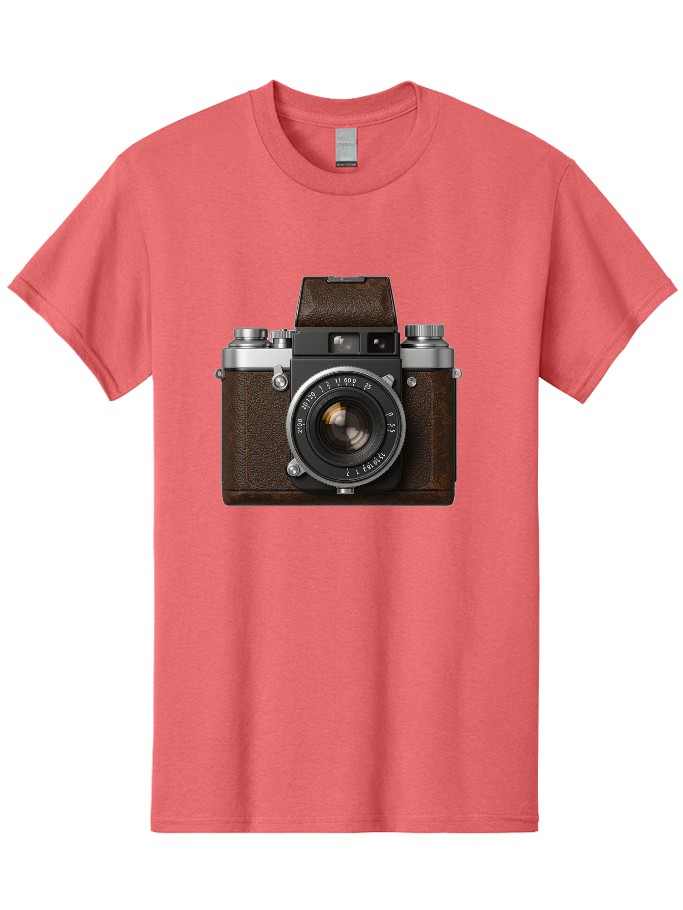 Vintage-Camera-7 Men'S Graphic Tee, 100% Cotton, Comfortable Casual Summer Wear, Machine Washable, Classic Camera, Vintage Photography, Film Camera, Retro Style, Leather Wrap, Silver Accents, Photography Equipment, Nostalgic Charm, Bae811