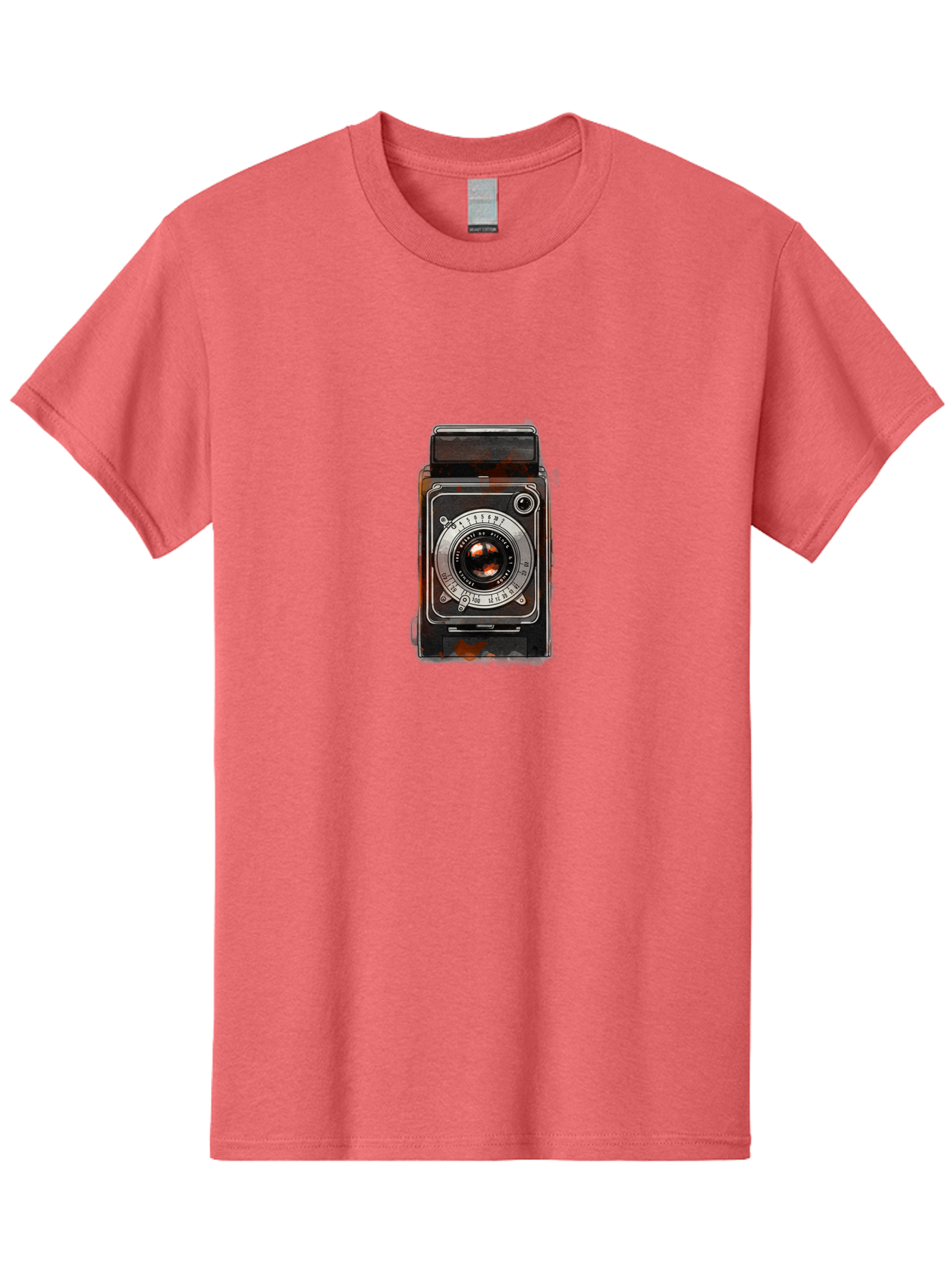 Vintage-Camera-9 Men'S Graphic Tee, 100% Cotton, Comfortable Casual Summer Wear, Machine Washable, Vintage Camera, Old Camera, Photography Equipment, Retro Technology, Classic Design, Nostalgic, Analog Camera, Film Camera Bae813