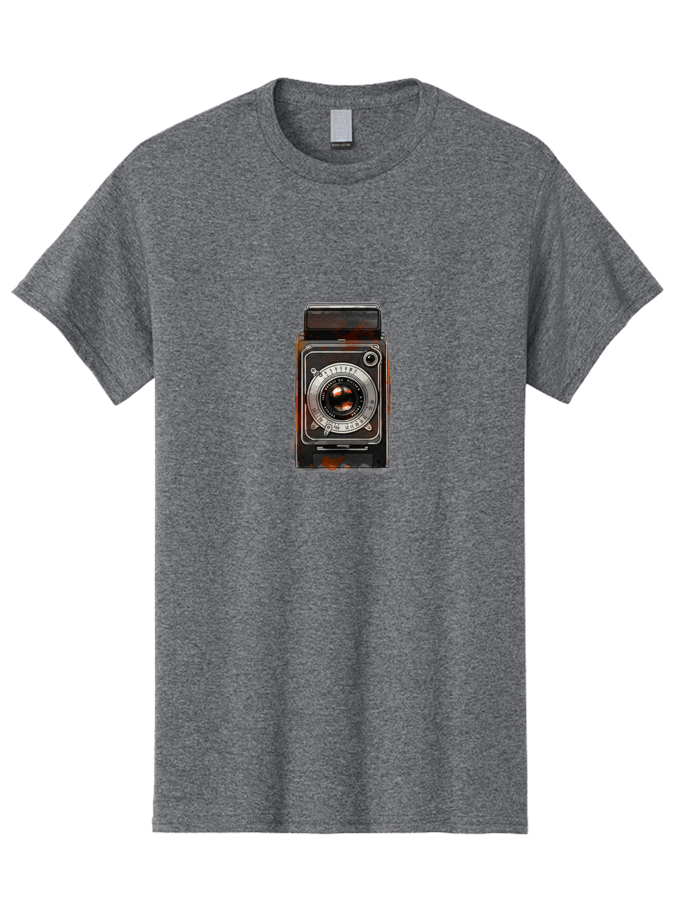 Vintage-Camera-9 Men'S Graphic Tee, 100% Cotton, Comfortable Casual Summer Wear, Machine Washable, Vintage Camera, Old Camera, Photography Equipment, Retro Technology, Classic Design, Nostalgic, Analog Camera, Film Camera Bae813