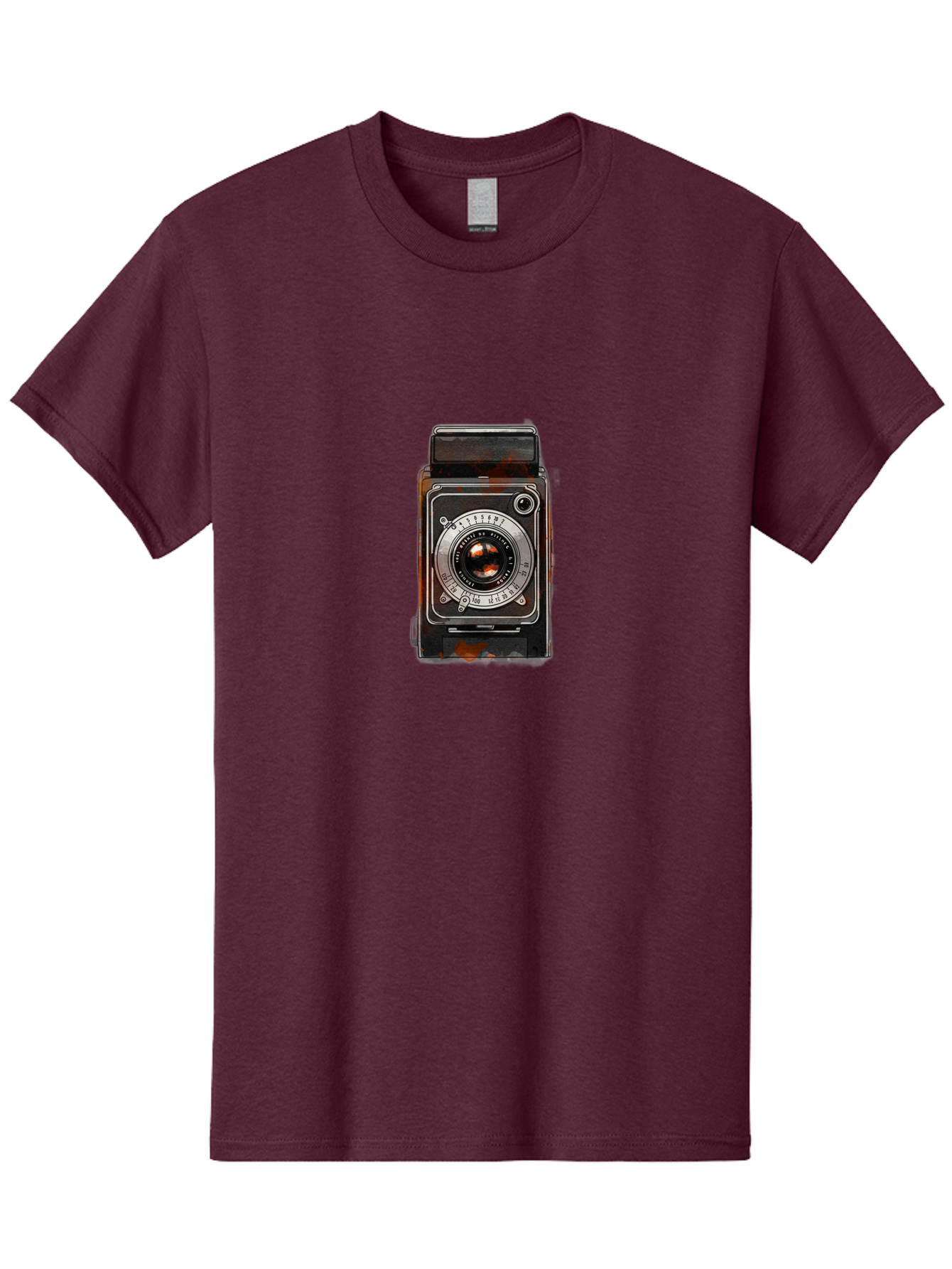 Vintage-Camera-9 Men'S Graphic Tee, 100% Cotton, Comfortable Casual Summer Wear, Machine Washable, Vintage Camera, Old Camera, Photography Equipment, Retro Technology, Classic Design, Nostalgic, Analog Camera, Film Camera Bae813