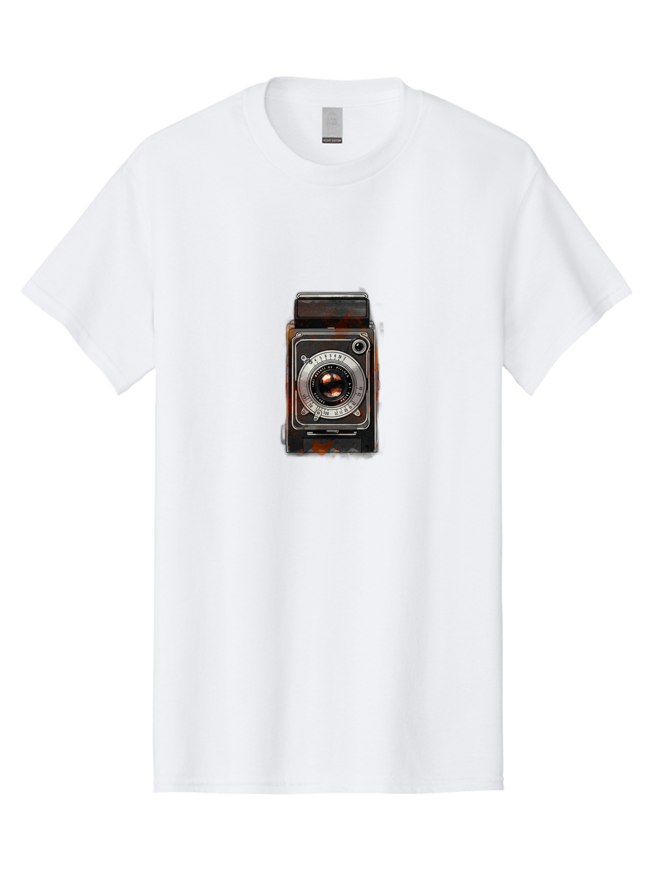 Vintage-Camera-9 Men'S Graphic Tee, 100% Cotton, Comfortable Casual Summer Wear, Machine Washable, Vintage Camera, Old Camera, Photography Equipment, Retro Technology, Classic Design, Nostalgic, Analog Camera, Film Camera Bae813