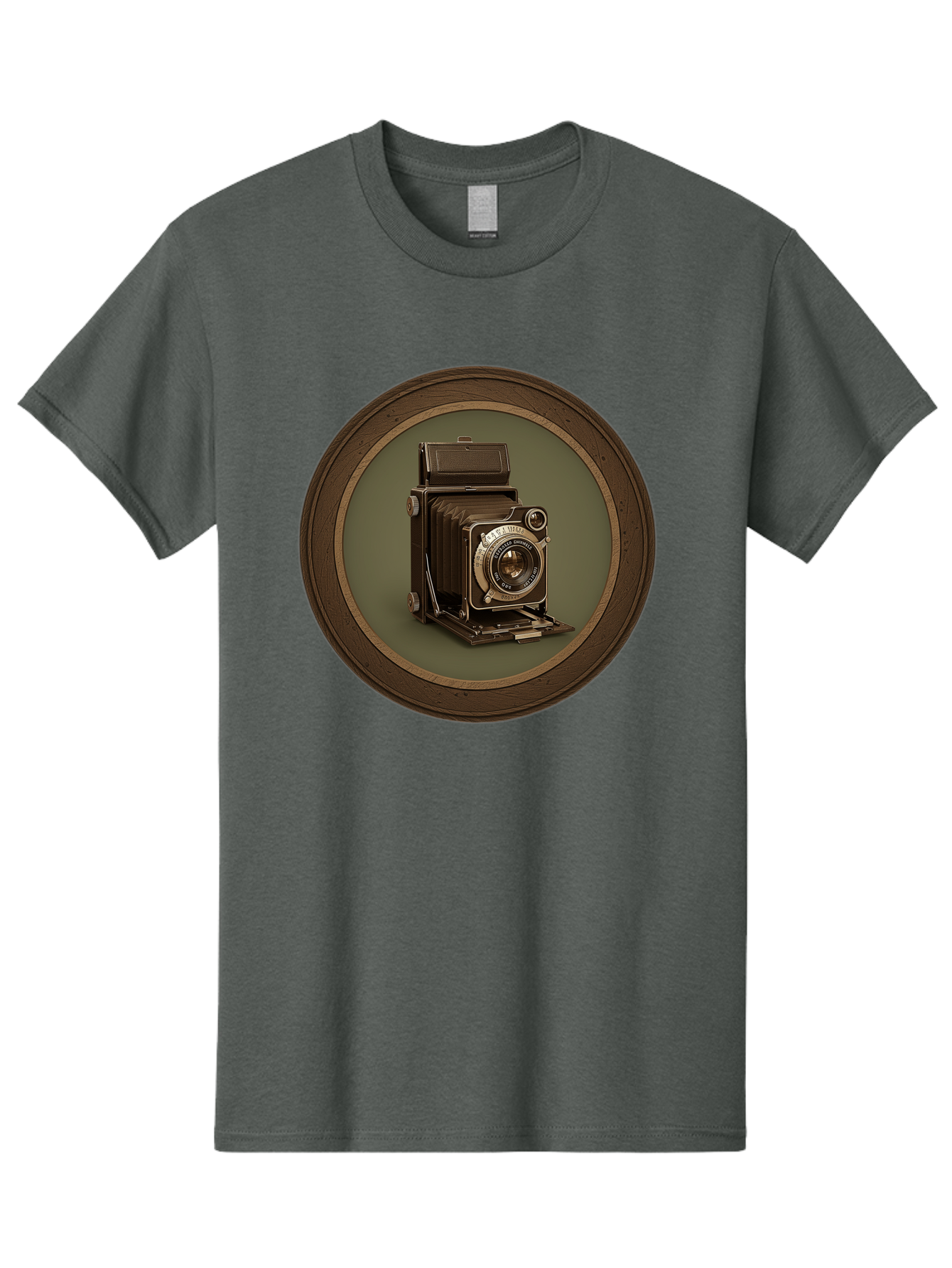 Vintage-Camera Men'S Graphic Tee, 100% Cotton, Comfortable Casual Summer Wear, Machine Washable, Vintage Camera, Antique Photography Equipment, Classic Camera Design, Retro Style, Old-Fashioned Lens, Nostalgic Photography, Timeless Art, Bae815