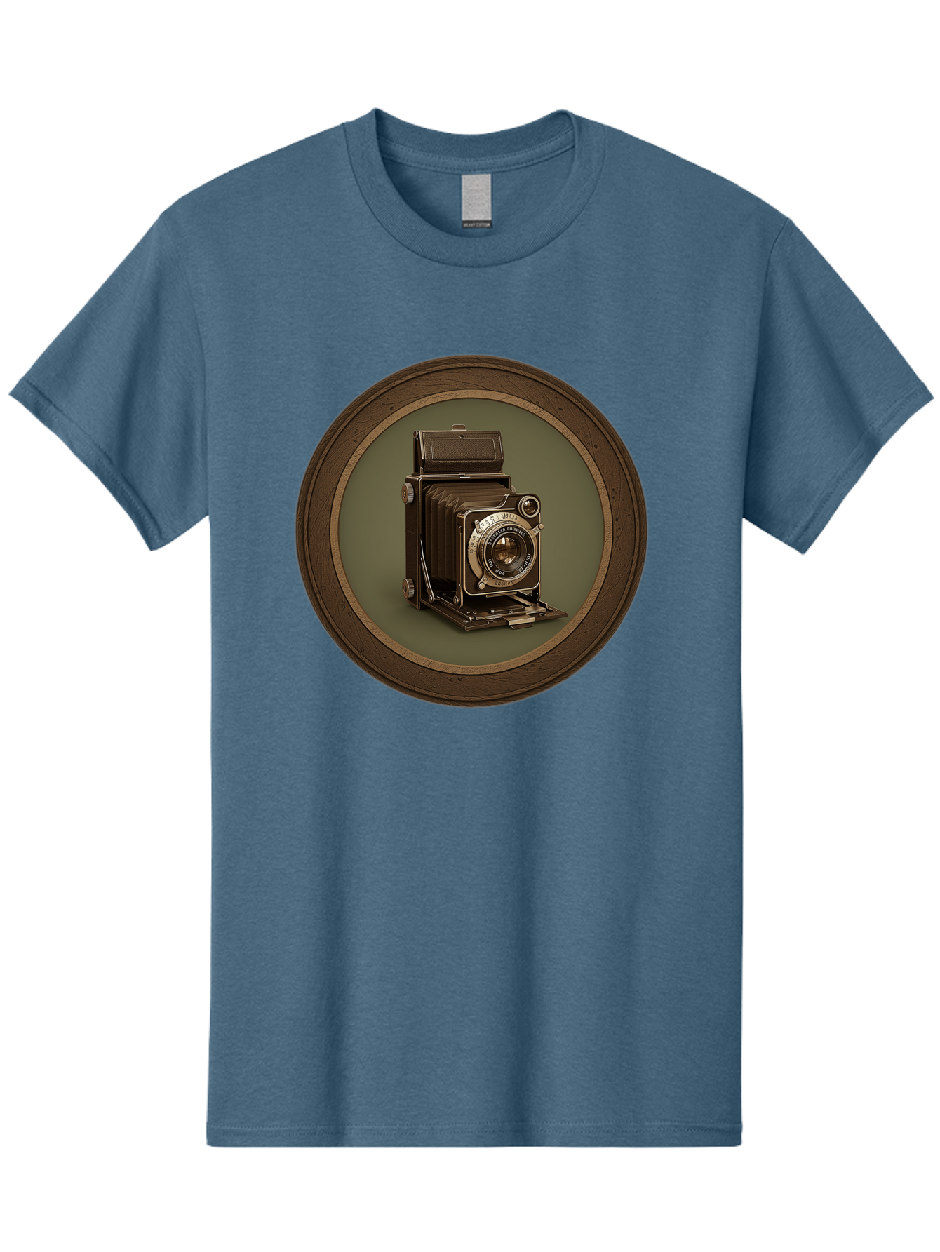 Vintage-Camera Men'S Graphic Tee, 100% Cotton, Comfortable Casual Summer Wear, Machine Washable, Vintage Camera, Antique Photography Equipment, Classic Camera Design, Retro Style, Old-Fashioned Lens, Nostalgic Photography, Timeless Art, Bae815
