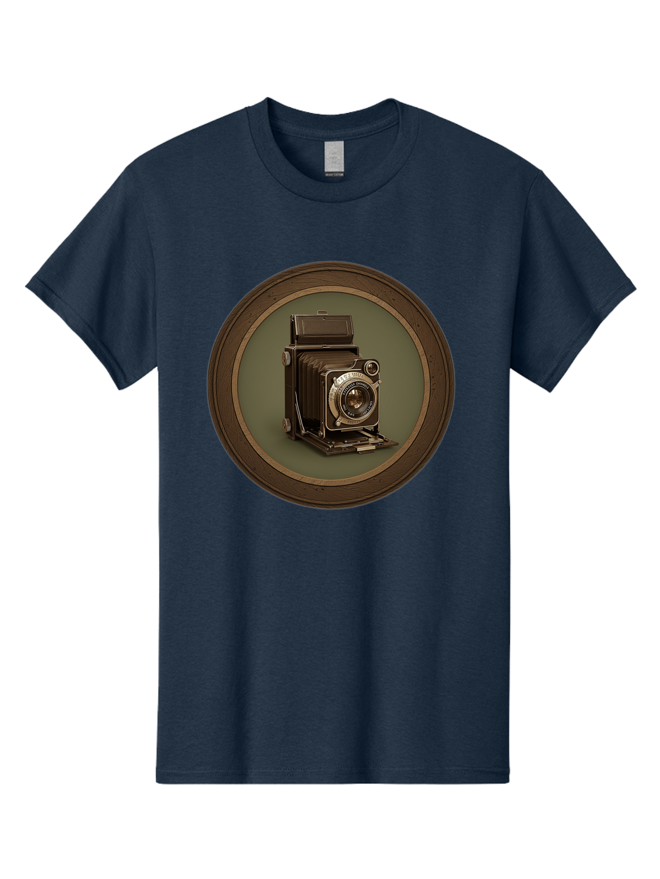 Vintage-Camera Men'S Graphic Tee, 100% Cotton, Comfortable Casual Summer Wear, Machine Washable, Vintage Camera, Antique Photography Equipment, Classic Camera Design, Retro Style, Old-Fashioned Lens, Nostalgic Photography, Timeless Art, Bae815