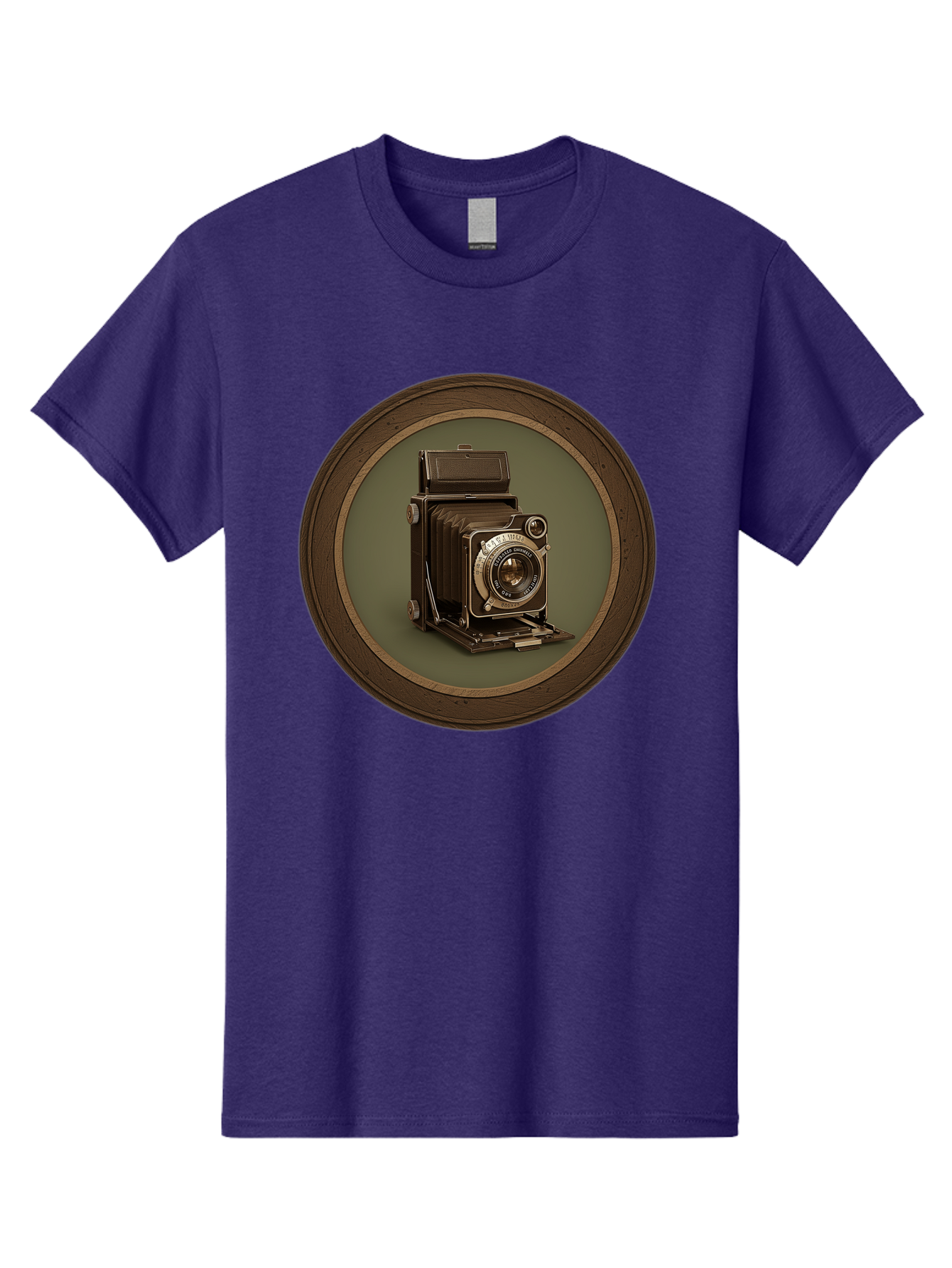 Vintage-Camera Men'S Graphic Tee, 100% Cotton, Comfortable Casual Summer Wear, Machine Washable, Vintage Camera, Antique Photography Equipment, Classic Camera Design, Retro Style, Old-Fashioned Lens, Nostalgic Photography, Timeless Art, Bae815