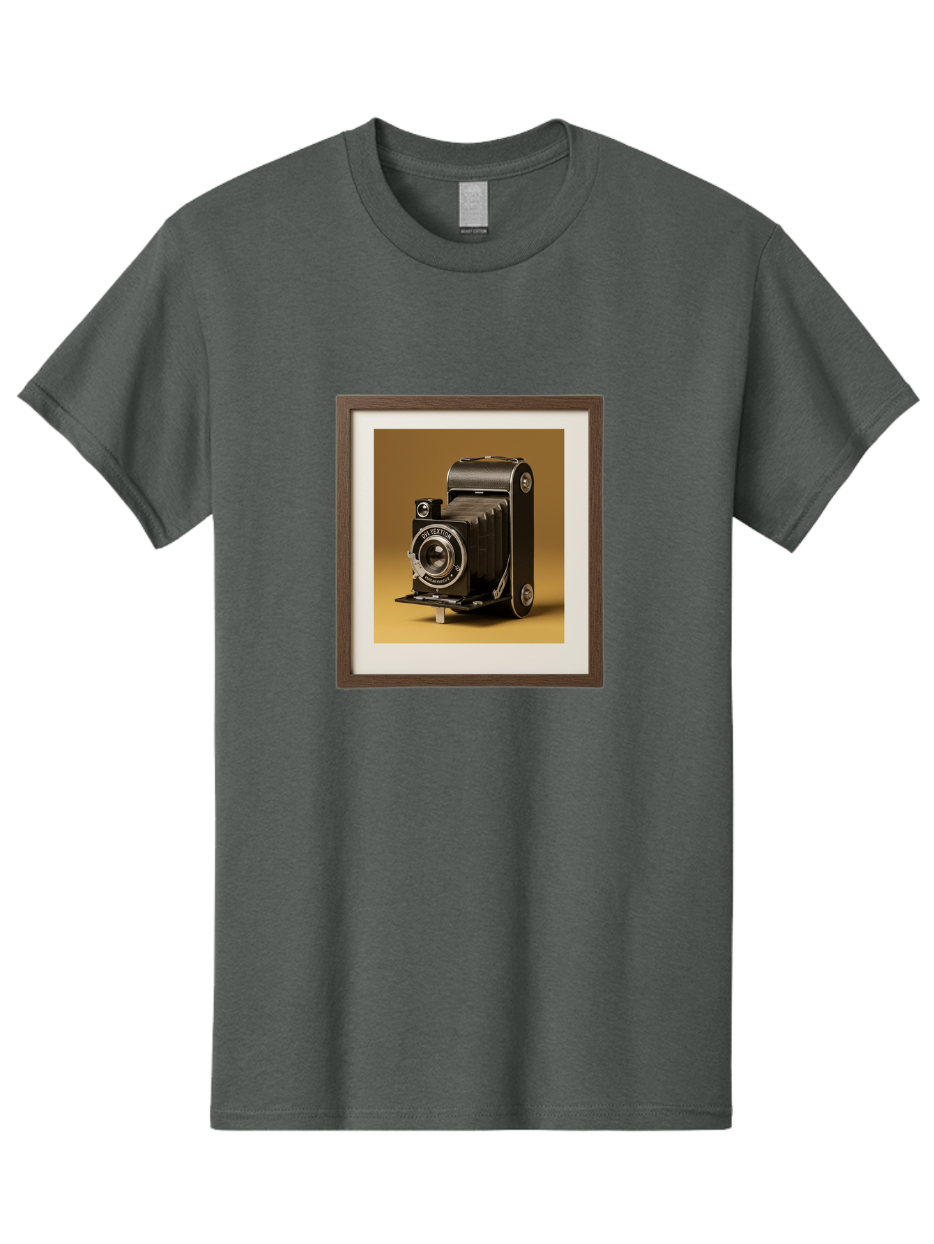 Zeiss-Ikon-Camera Men'S Graphic Tee, 100% Cotton, Comfortable Casual Summer Wear, Machine Washable, Vintage Camera, Old Camera, Antique Camera, Black Camera, Classic Photography, Photography Equipment, Nostalgic Device, Film Camera, Camera Art Bae824