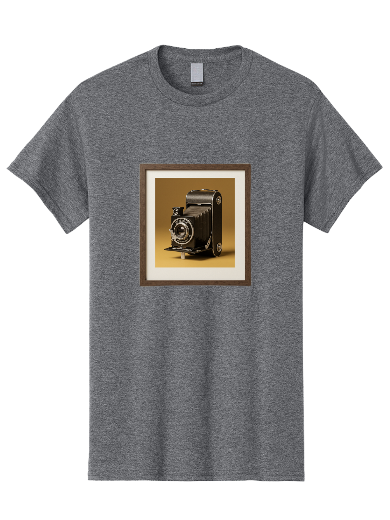 Zeiss-Ikon-Camera Men'S Graphic Tee, 100% Cotton, Comfortable Casual Summer Wear, Machine Washable, Vintage Camera, Old Camera, Antique Camera, Black Camera, Classic Photography, Photography Equipment, Nostalgic Device, Film Camera, Camera Art Bae824