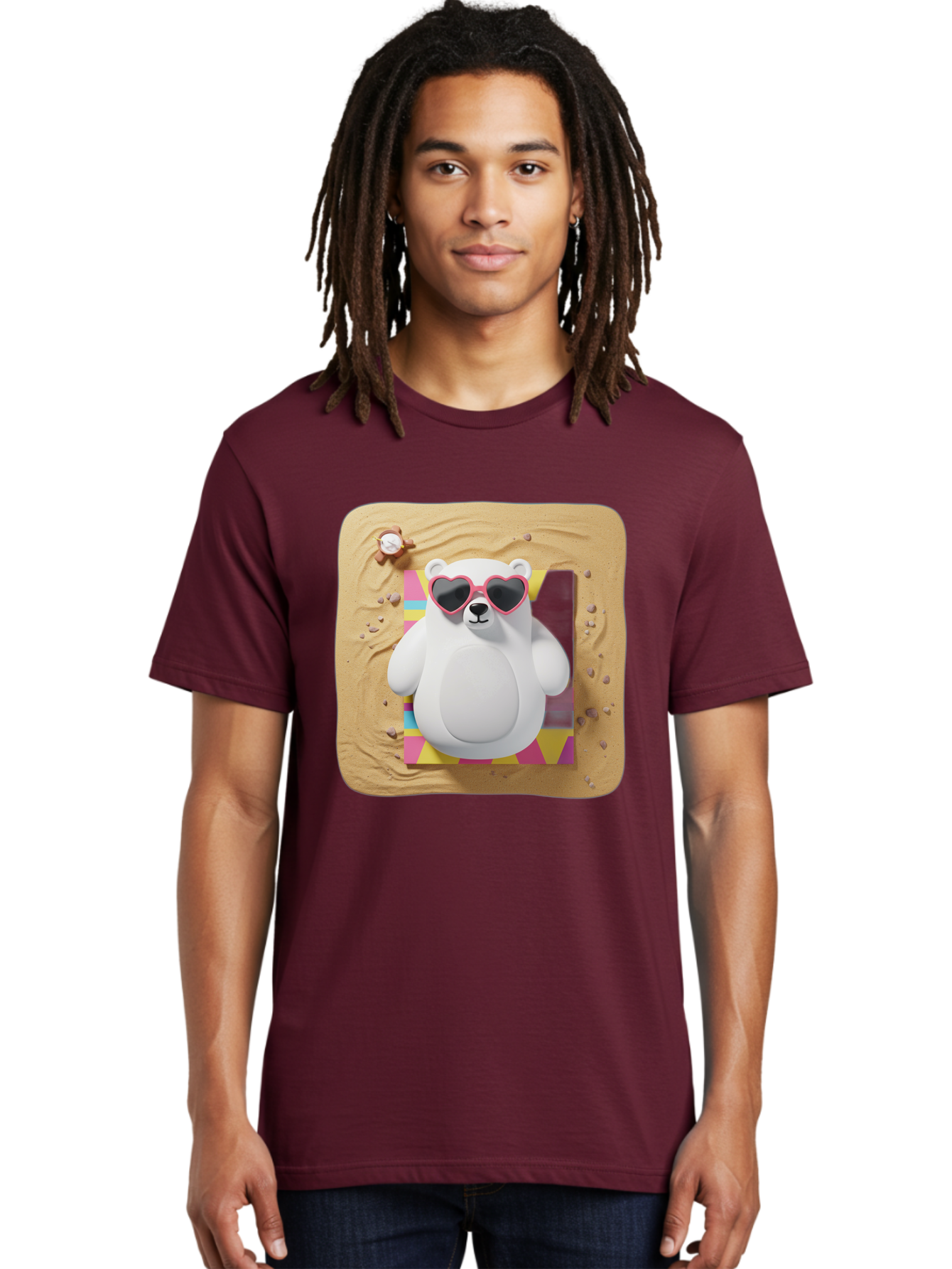 3D-Polar-Bear Men'S Graphic Tee, 100% Cotton, Comfortable Casual Summer Wear, Machine Washable, Vintage Camera, Old Camera, Antique Camera, Black Camera, Classic Photography, Photography Equipment, Nostalgic Device, Film Camera, Camera Art Bae825