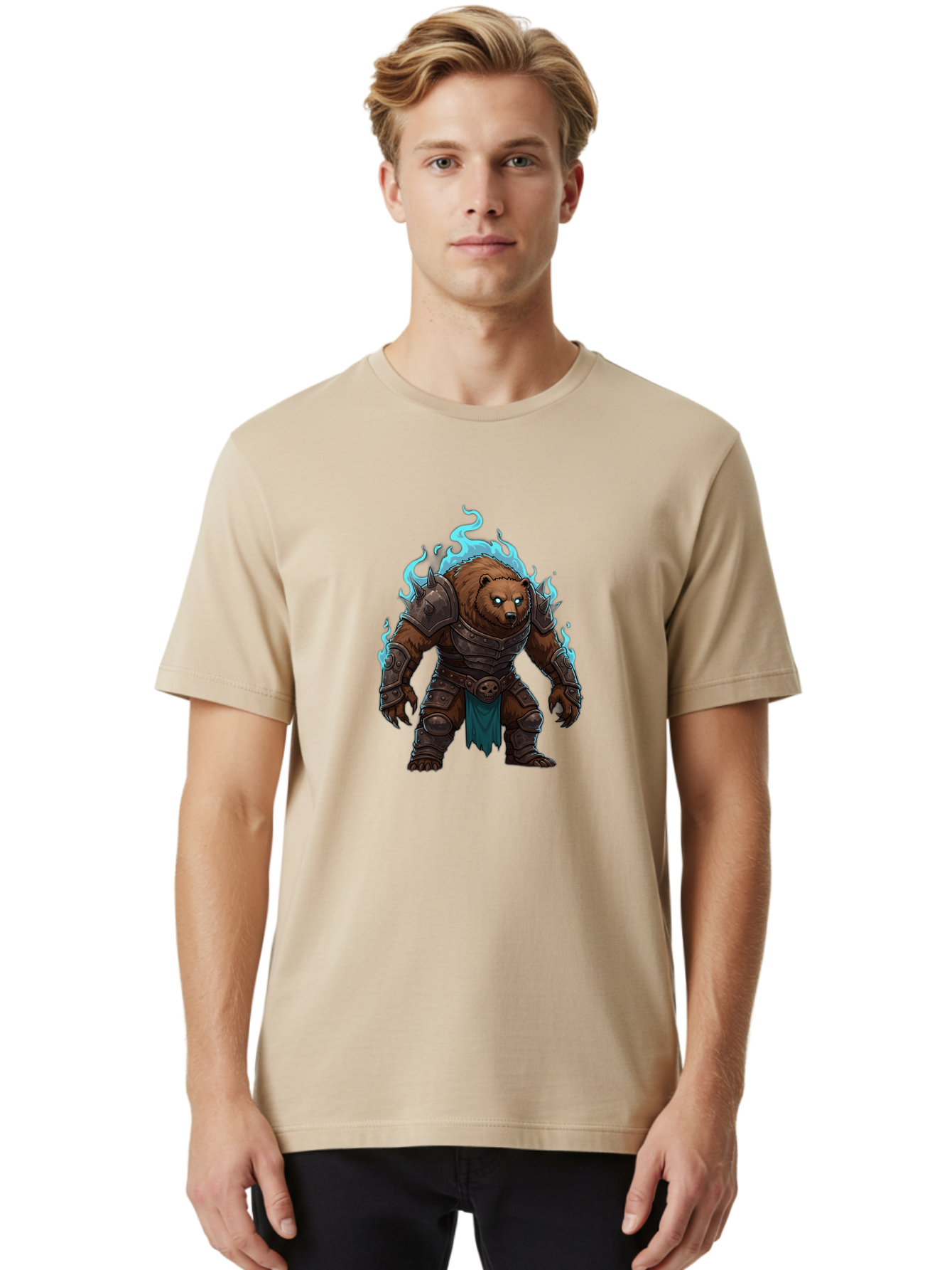 Armored-Bear-1 Men'S Graphic Tee, 100% Cotton, Comfortable Casual Summer Wear, Machine Washable, Vintage Camera, Old Camera, Antique Camera, Black Camera, Classic Photography, Photography Equipment, Nostalgic Device, Film Camera, Camera Art Bae827