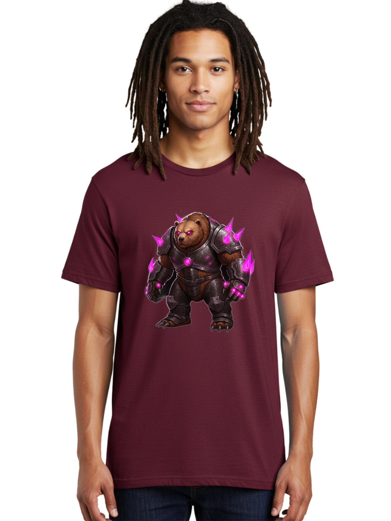 Armored-Brown-Bear-1 Men'S Graphic Tee, 100% Cotton, Comfortable Casual Summer Wear, Machine Washable, Vintage Camera, Old Camera, Antique Camera, Black Camera, Classic Photography, Photography Equipment, Nostalgic Device, Film Camera, Camera Art Bae830