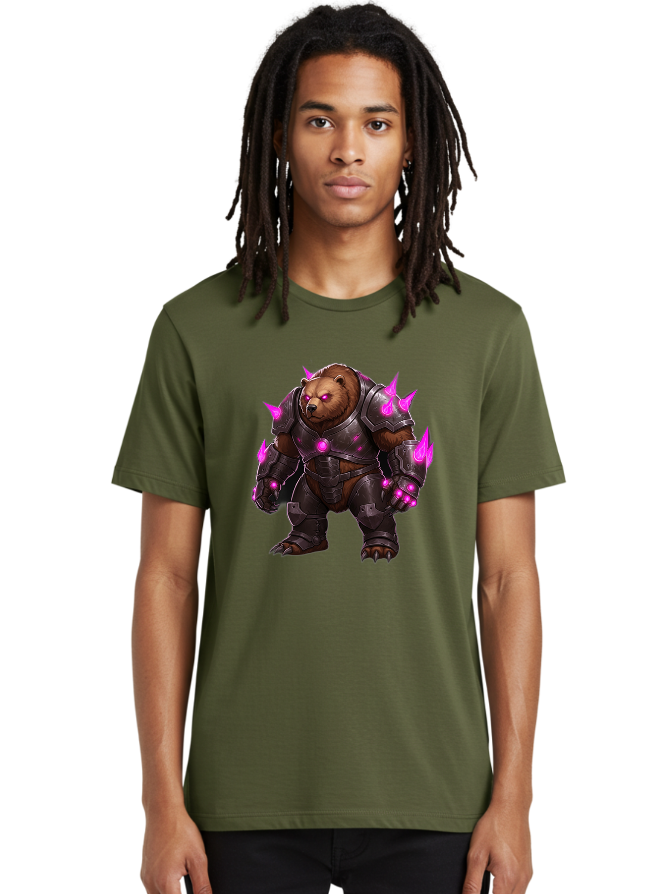 Armored-Brown-Bear-1 Men'S Graphic Tee, 100% Cotton, Comfortable Casual Summer Wear, Machine Washable, Vintage Camera, Old Camera, Antique Camera, Black Camera, Classic Photography, Photography Equipment, Nostalgic Device, Film Camera, Camera Art Bae830