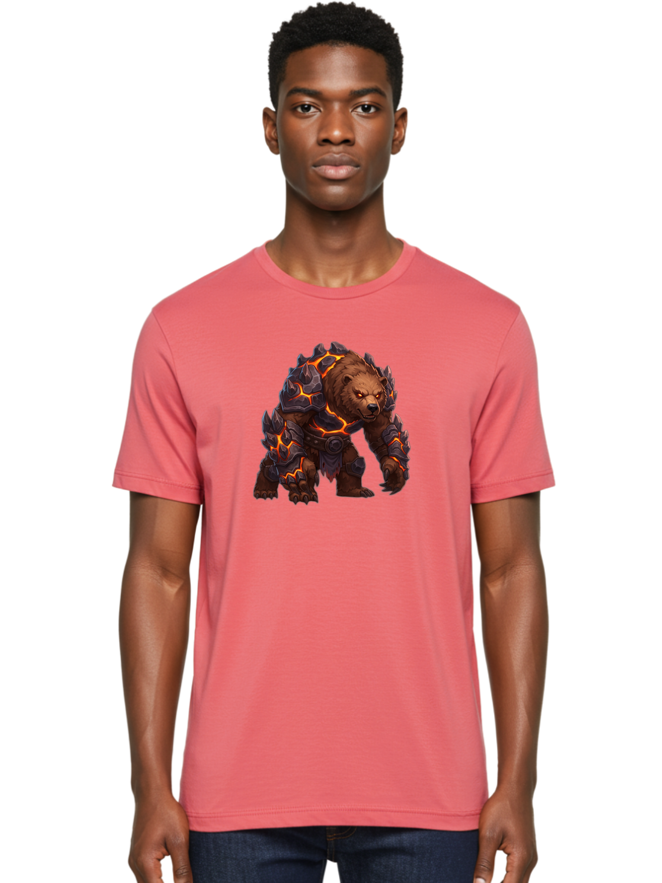 Armored-Brown-Bear Men'S Graphic Tee, 100% Cotton, Comfortable Casual Summer Wear, Machine Washable, Vintage Camera, Old Camera, Antique Camera, Black Camera, Classic Photography, Photography Equipment, Nostalgic Device, Film Camera, Camera Art Bae831