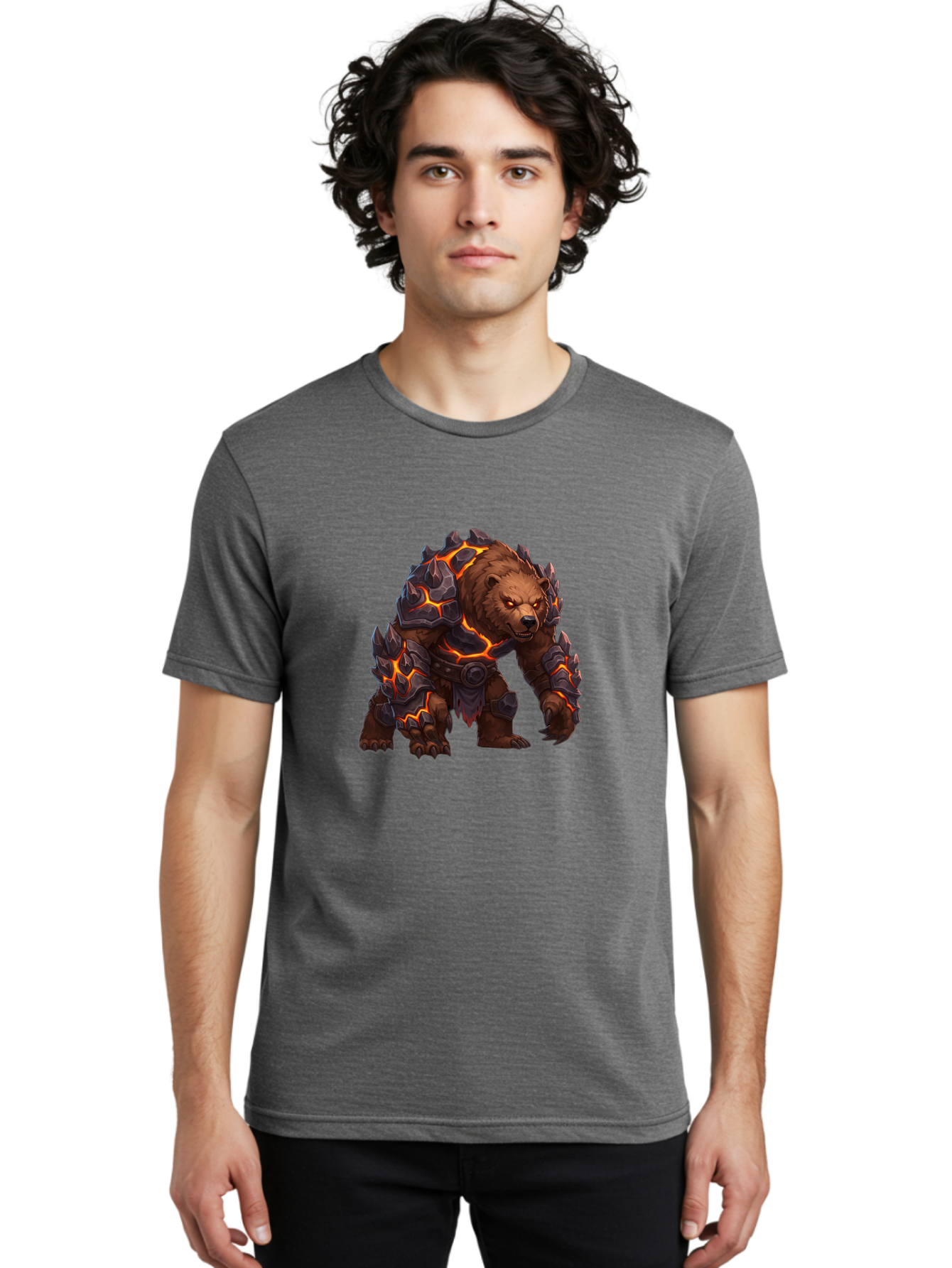 Armored-Brown-Bear Men'S Graphic Tee, 100% Cotton, Comfortable Casual Summer Wear, Machine Washable, Vintage Camera, Old Camera, Antique Camera, Black Camera, Classic Photography, Photography Equipment, Nostalgic Device, Film Camera, Camera Art Bae831
