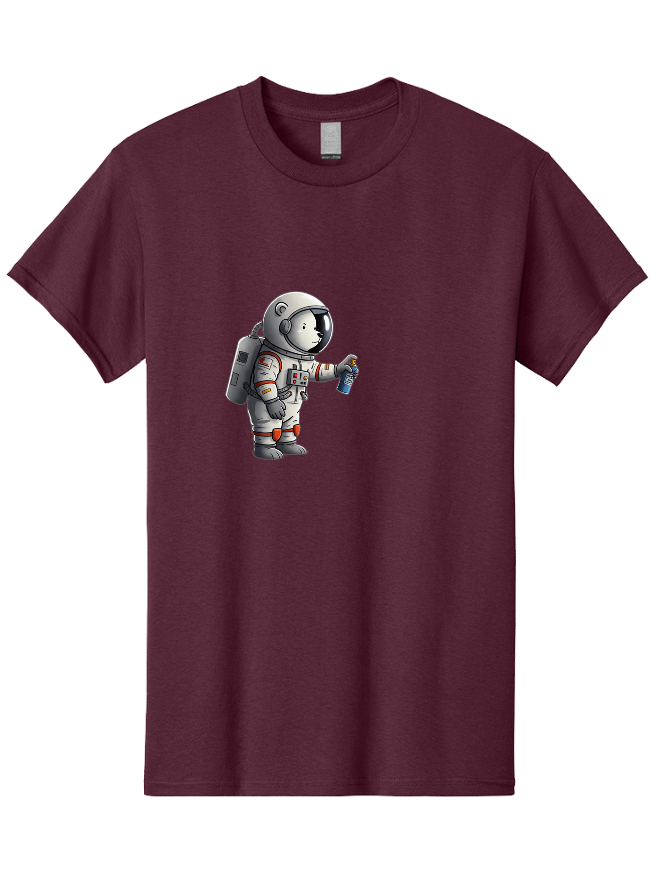Astronaut-Spray-Paint Men'S Graphic Tee, 100% Cotton, Comfortable Casual Summer Wear, Machine Washable, Vintage Camera, Old Camera, Antique Camera, Black Camera, Classic Photography, Photography Equipment, Nostalgic Device, Film Camera, Camera Art Bae833
