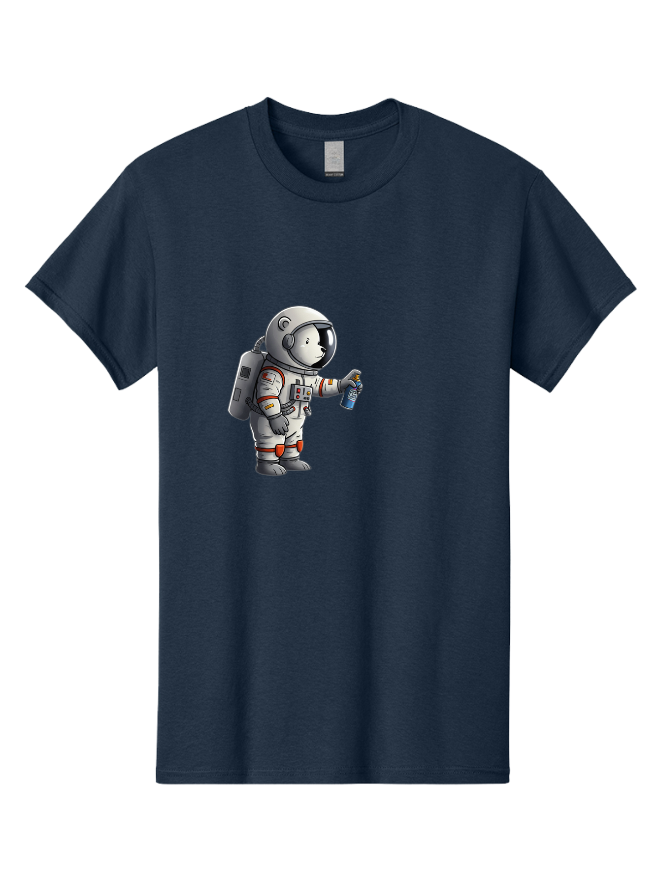 Astronaut-Spray-Paint Men'S Graphic Tee, 100% Cotton, Comfortable Casual Summer Wear, Machine Washable, Vintage Camera, Old Camera, Antique Camera, Black Camera, Classic Photography, Photography Equipment, Nostalgic Device, Film Camera, Camera Art Bae833