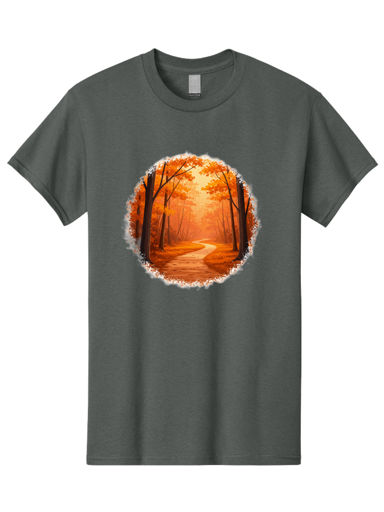 Autumn-Forest-Path Men'S Graphic Tee, 100% Cotton, Comfortable Casual Summer Wear, Machine Washable, Vintage Camera, Old Camera, Antique Camera, Black Camera, Classic Photography, Photography Equipment, Nostalgic Device, Film Camera, Camera Art Bae834