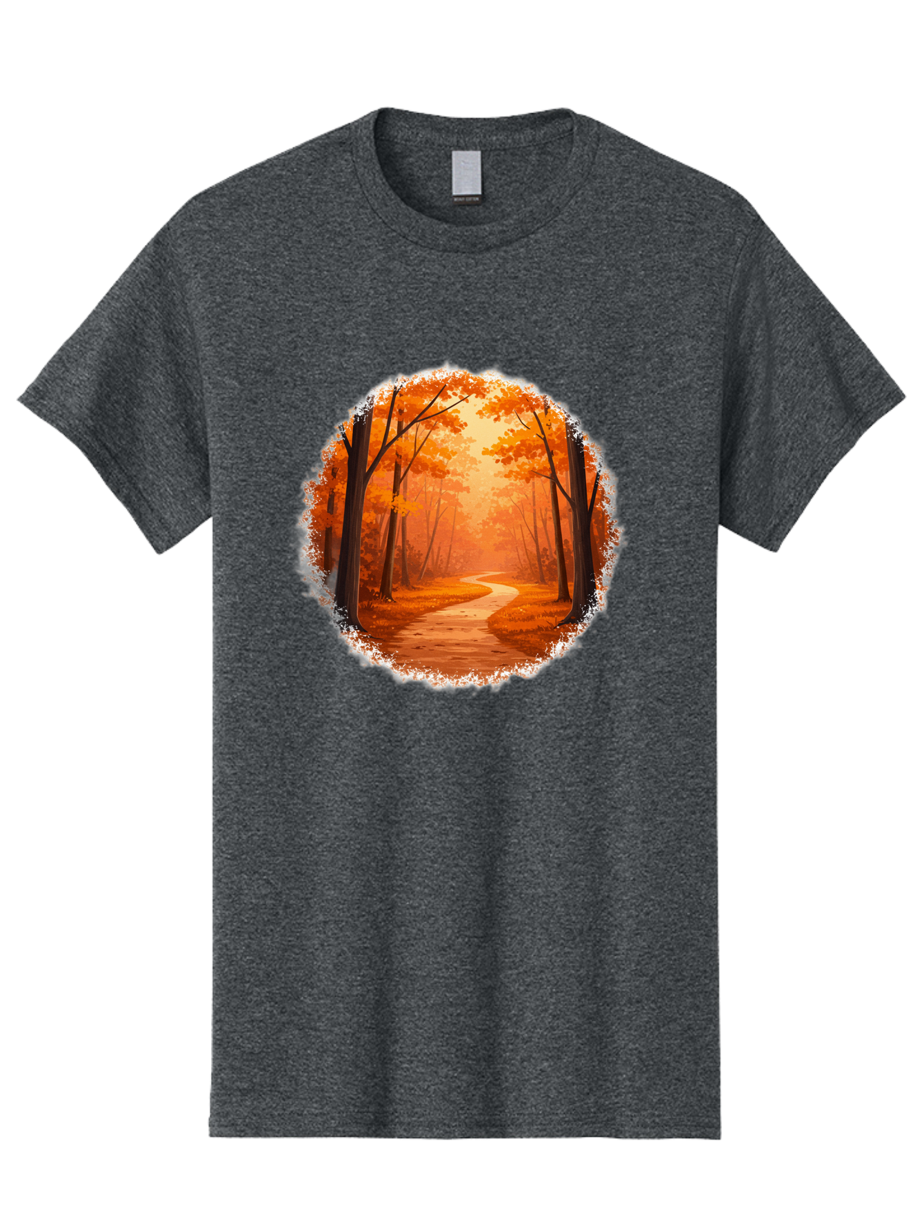 Autumn-Forest-Path Men'S Graphic Tee, 100% Cotton, Comfortable Casual Summer Wear, Machine Washable, Vintage Camera, Old Camera, Antique Camera, Black Camera, Classic Photography, Photography Equipment, Nostalgic Device, Film Camera, Camera Art Bae834