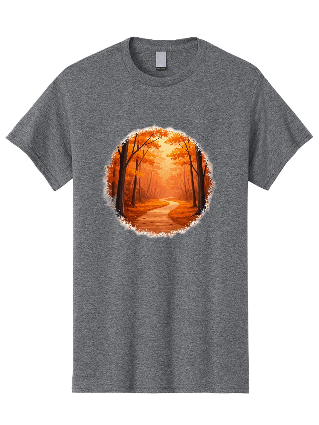 Autumn-Forest-Path Men'S Graphic Tee, 100% Cotton, Comfortable Casual Summer Wear, Machine Washable, Vintage Camera, Old Camera, Antique Camera, Black Camera, Classic Photography, Photography Equipment, Nostalgic Device, Film Camera, Camera Art Bae834