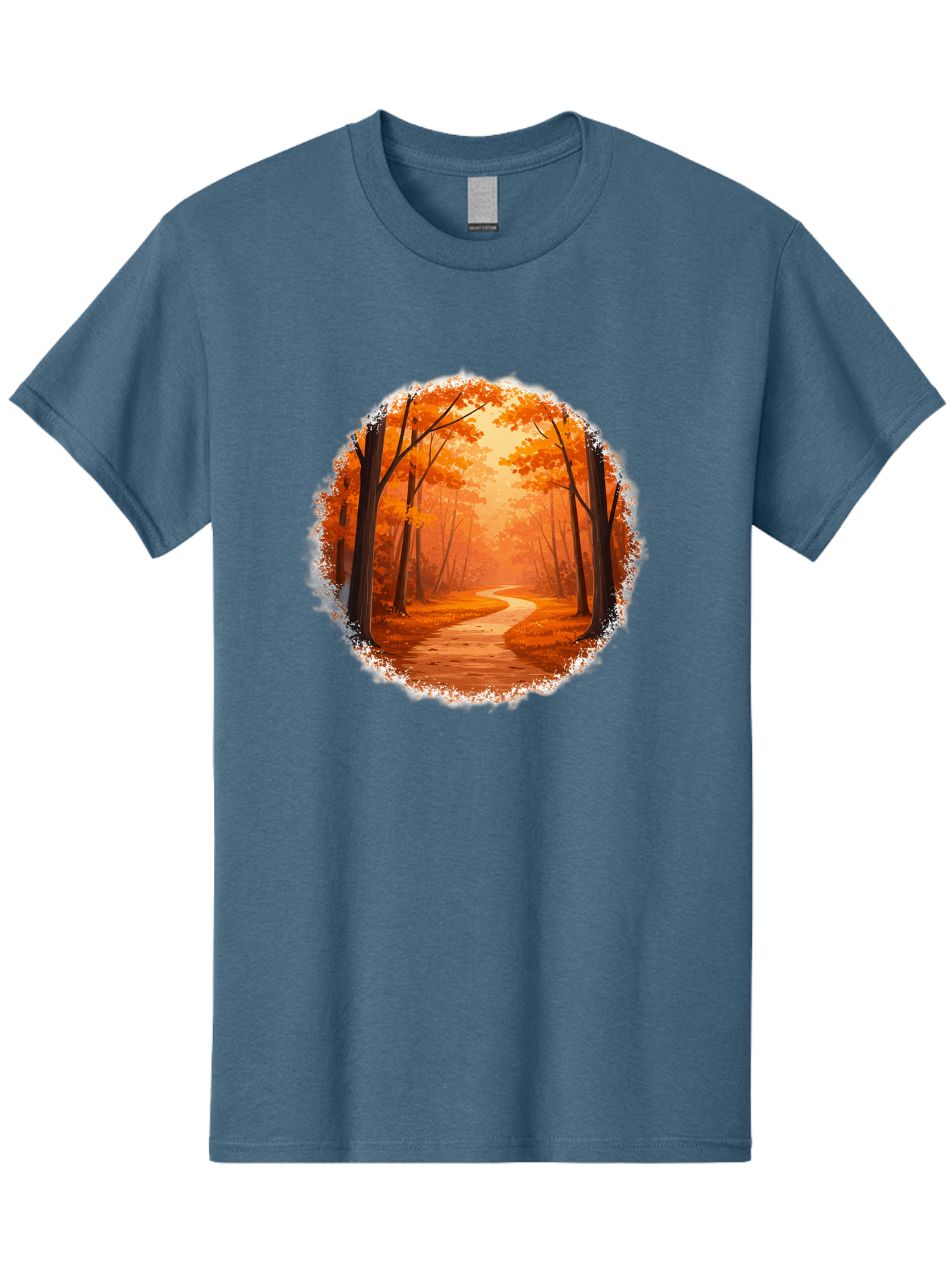 Autumn-Forest-Path Men'S Graphic Tee, 100% Cotton, Comfortable Casual Summer Wear, Machine Washable, Vintage Camera, Old Camera, Antique Camera, Black Camera, Classic Photography, Photography Equipment, Nostalgic Device, Film Camera, Camera Art Bae834