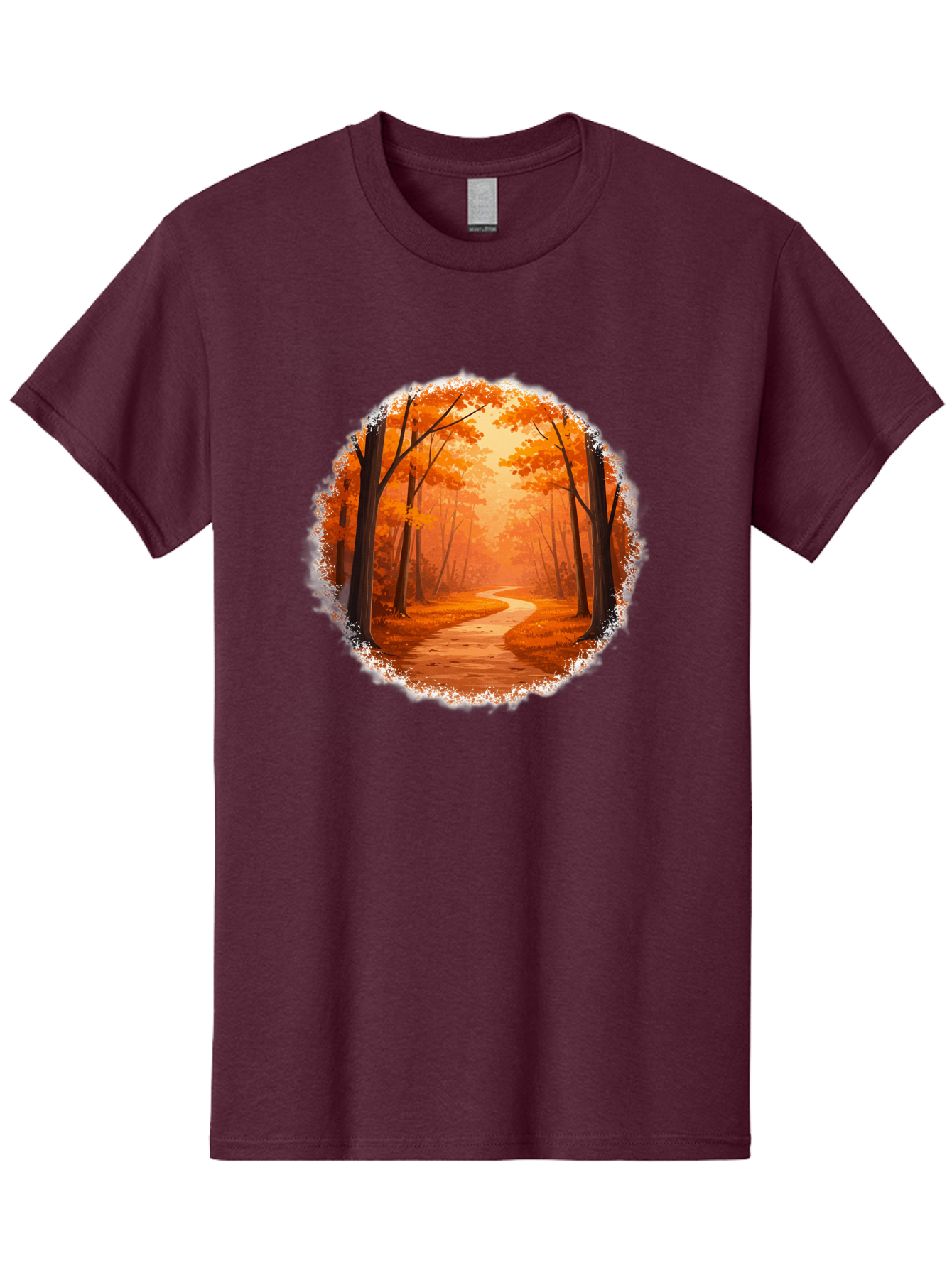 Autumn-Forest-Path Men'S Graphic Tee, 100% Cotton, Comfortable Casual Summer Wear, Machine Washable, Vintage Camera, Old Camera, Antique Camera, Black Camera, Classic Photography, Photography Equipment, Nostalgic Device, Film Camera, Camera Art Bae834