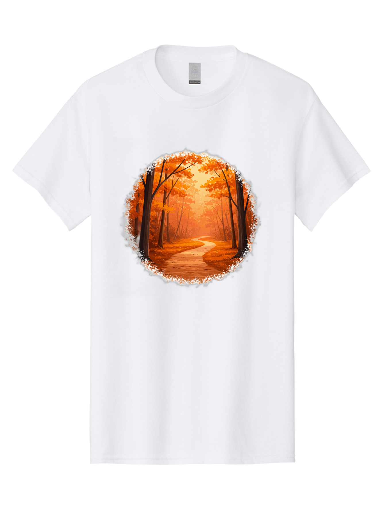 Autumn-Forest-Path Men'S Graphic Tee, 100% Cotton, Comfortable Casual Summer Wear, Machine Washable, Vintage Camera, Old Camera, Antique Camera, Black Camera, Classic Photography, Photography Equipment, Nostalgic Device, Film Camera, Camera Art Bae834