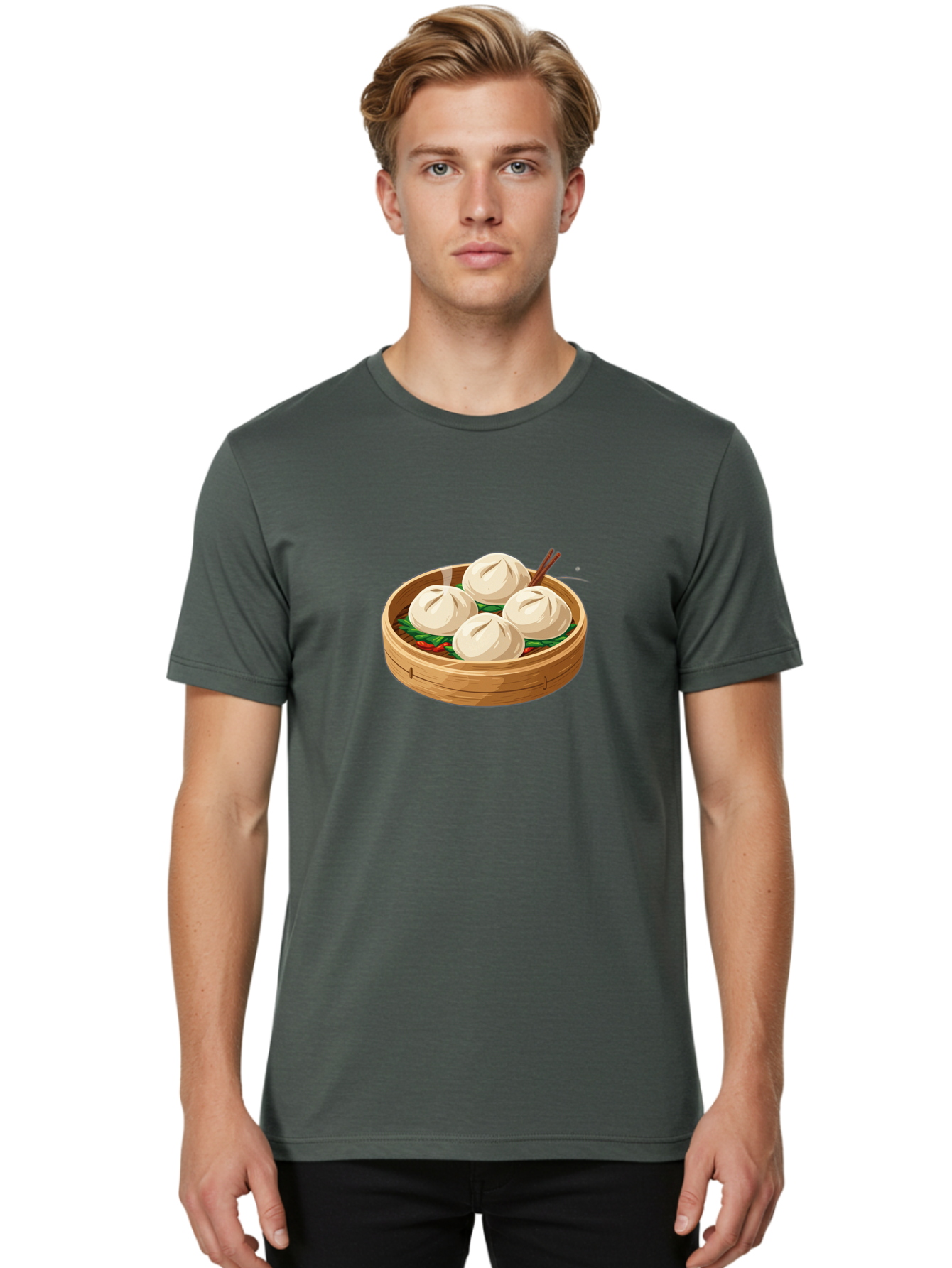Bamboo-Basket-Dumplings Men'S Graphic Tee, 100% Cotton, Comfortable Casual Summer Wear, Machine Washable, Vintage Camera, Old Camera, Antique Camera, Black Camera, Classic Photography, Photography Equipment, Nostalgic Device, Film Camera, Bae838