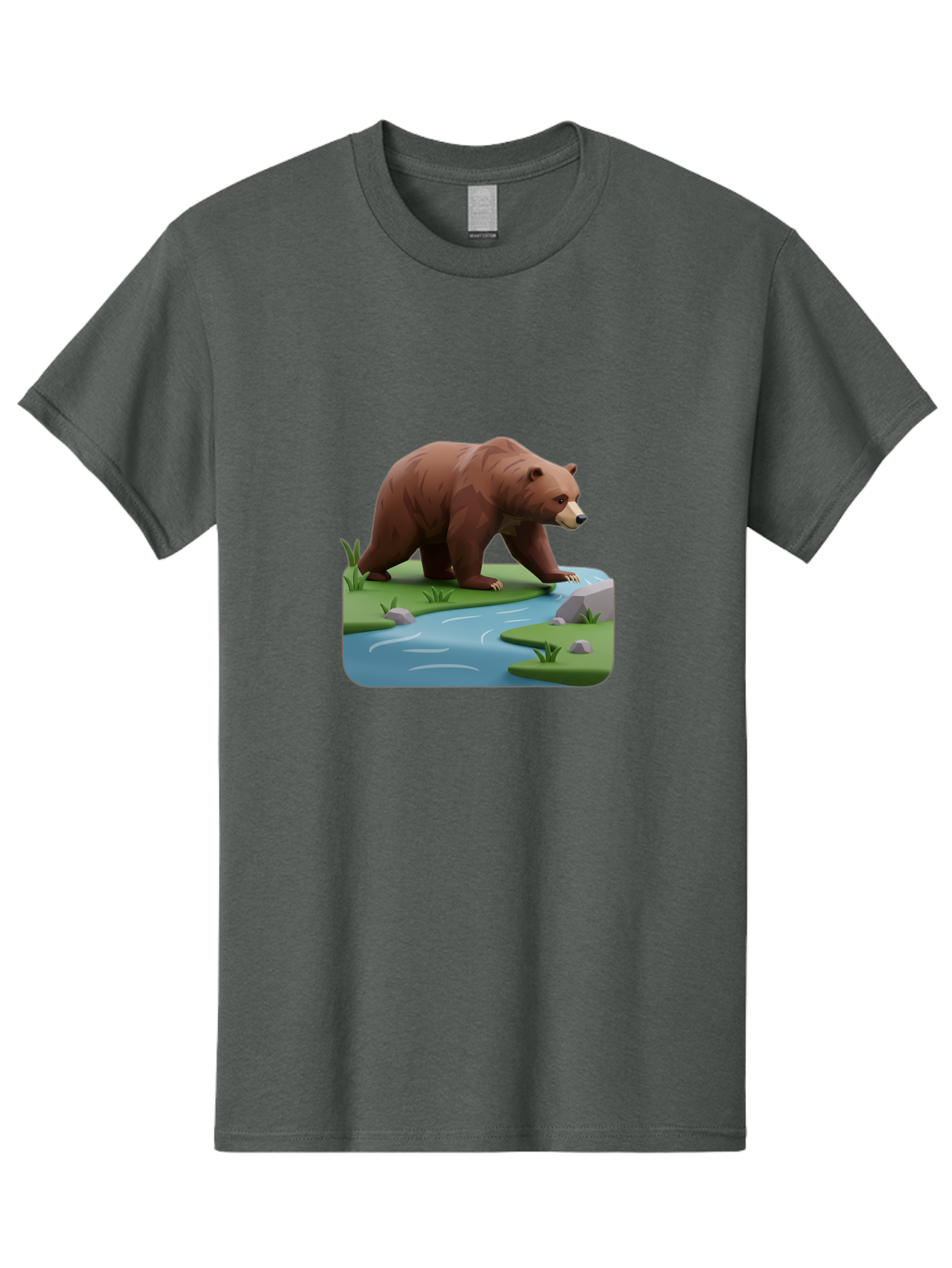Bear-By-River Men'S Graphic Tee, 100% Cotton, Comfortable Casual Summer Wear, Machine Washable, Vintage Camera, Old Camera, Antique Camera, Black Camera, Classic Photography, Photography Equipment, Nostalgic Device, Film Camera, Camera Art Bae846