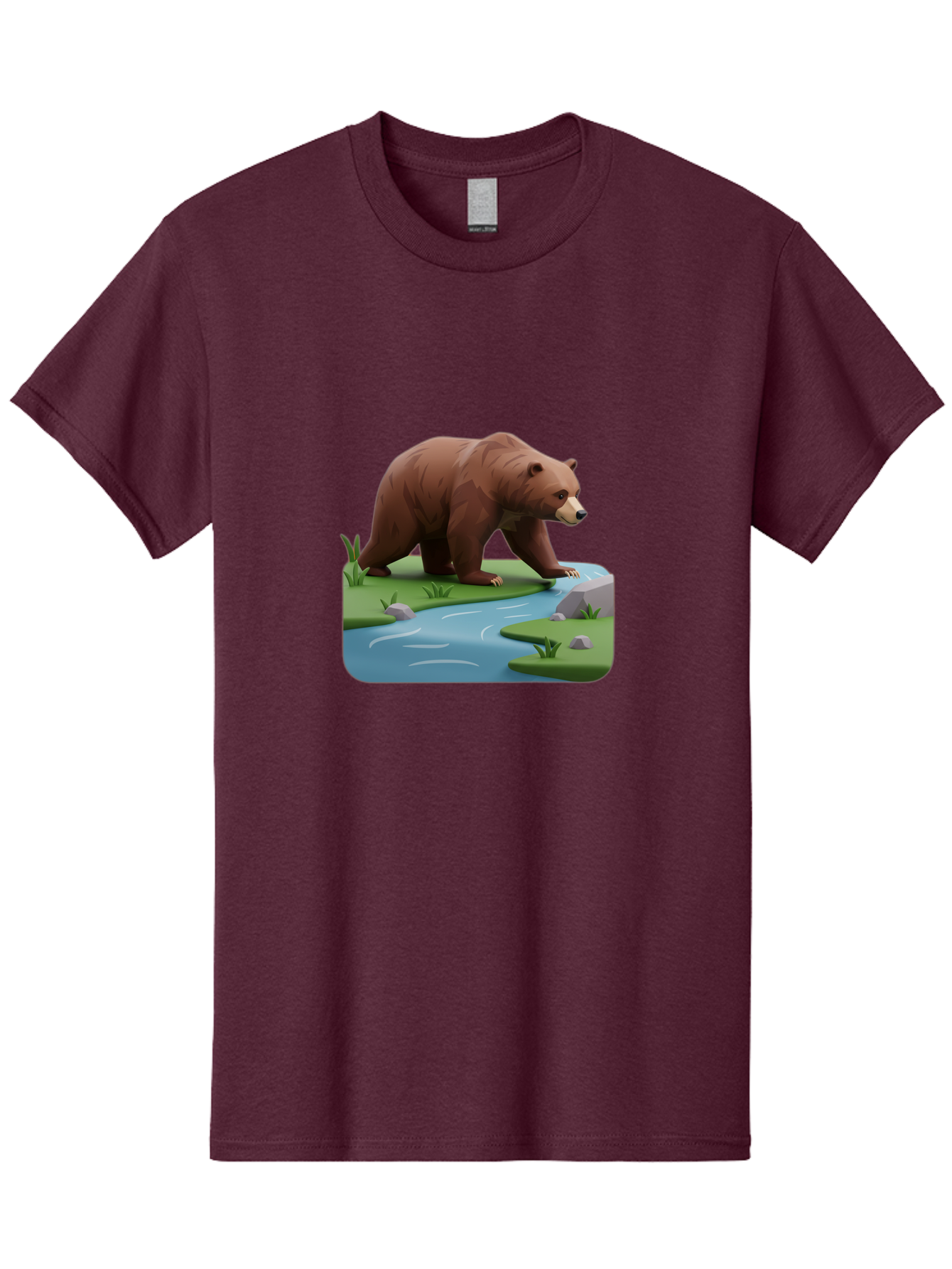 Bear-By-River Men'S Graphic Tee, 100% Cotton, Comfortable Casual Summer Wear, Machine Washable, Vintage Camera, Old Camera, Antique Camera, Black Camera, Classic Photography, Photography Equipment, Nostalgic Device, Film Camera, Camera Art Bae846