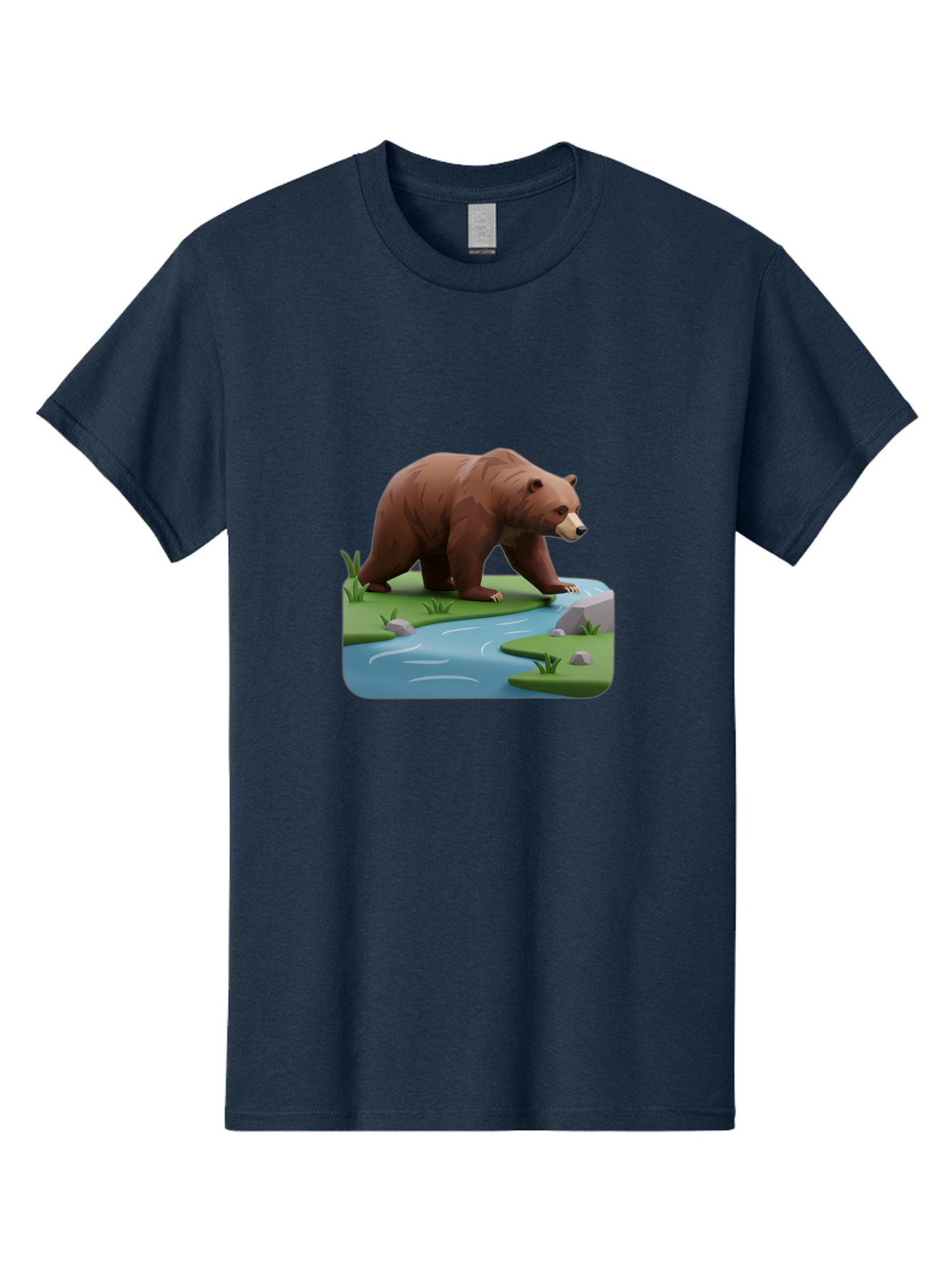 Bear-By-River Men'S Graphic Tee, 100% Cotton, Comfortable Casual Summer Wear, Machine Washable, Vintage Camera, Old Camera, Antique Camera, Black Camera, Classic Photography, Photography Equipment, Nostalgic Device, Film Camera, Camera Art Bae846