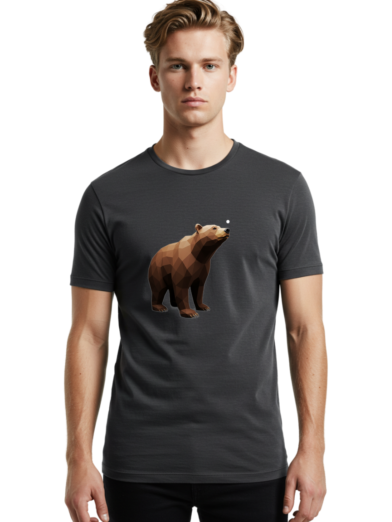 Bear-Catching-Ball Men'S Graphic Tee, 100% Cotton, Comfortable Casual Summer Wear, Machine Washable, Vintage Camera, Old Camera, Antique Camera, Black Camera, Classic Photography, Photography Equipment, Nostalgic Device, Film Camera, Camera Art Bae847