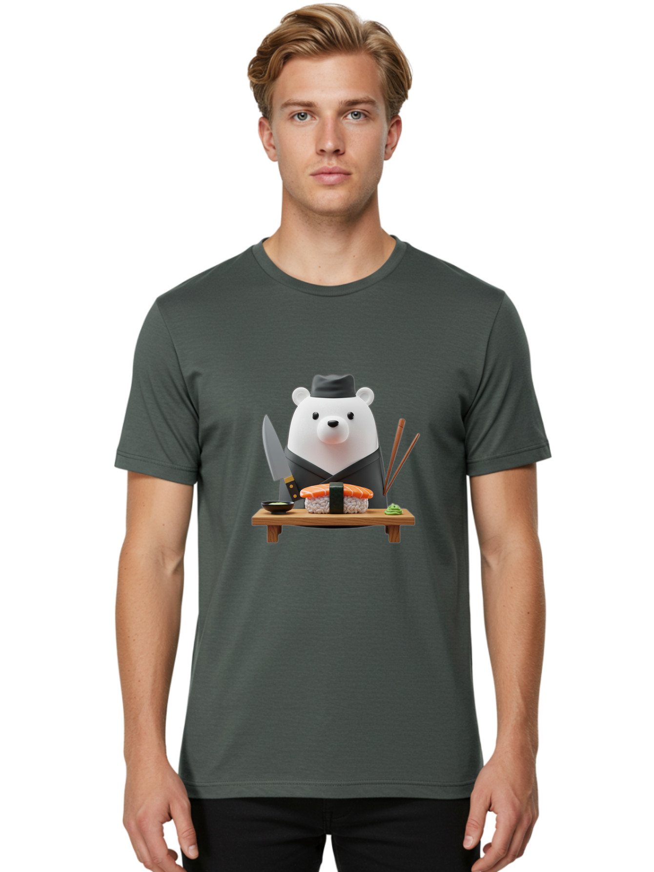 Bear-Chef Men'S Graphic Tee, 100% Cotton, Comfortable Casual Summer Wear, Machine Washable, Vintage Camera, Old Camera, Antique Camera, Black Camera, Classic Photography, Photography Equipment, Nostalgic Device, Film Camera, Camera Art Bae848