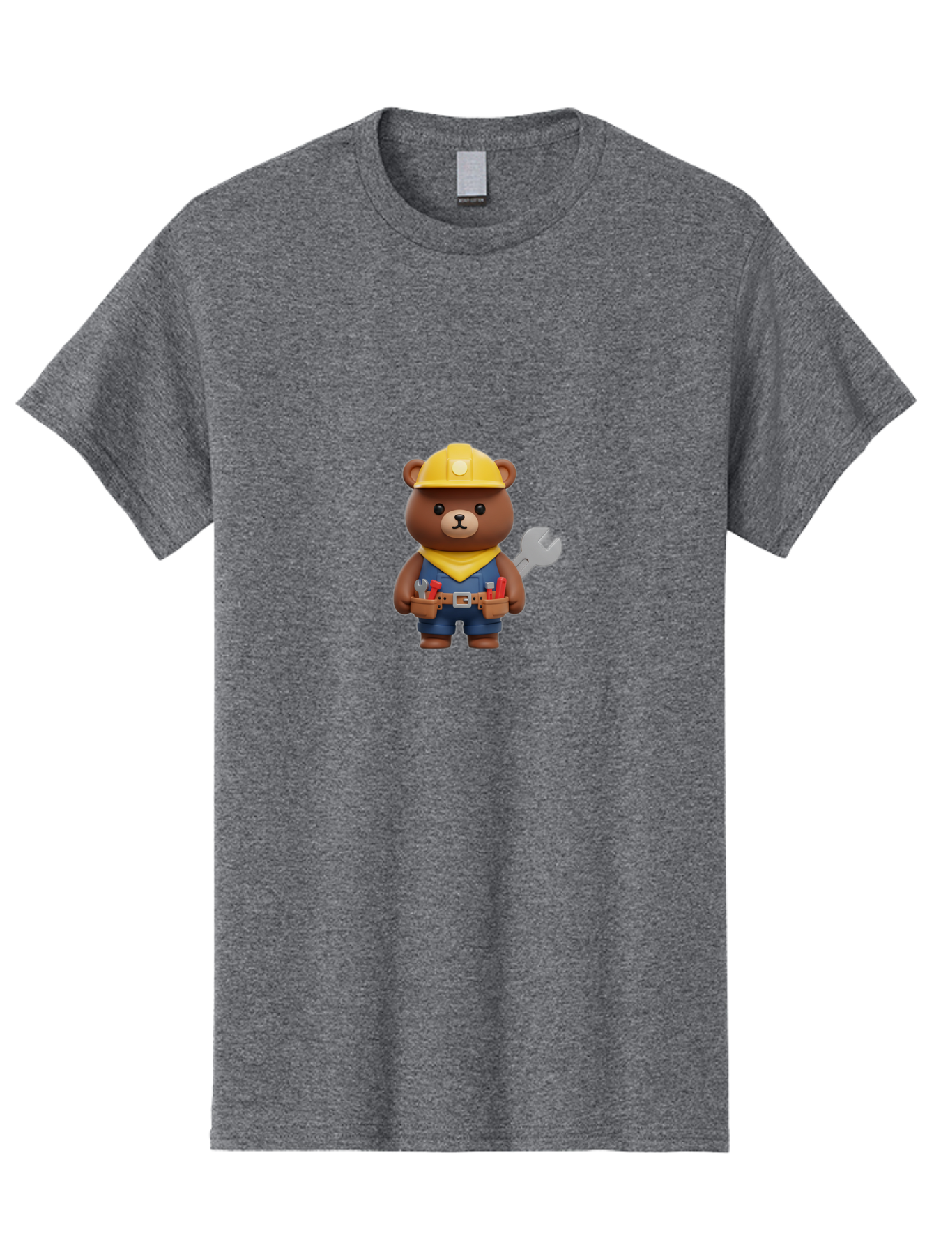 Bear-Construction-Worker Men'S Graphic Tee, 100% Cotton, Comfortable Casual Summer Wear, Machine Washable, Vintage Camera, Old Camera, Antique Camera, Black Camera, Classic Photography, Photography Equipment, Nostalgic Device, Film Camera, Bae849
