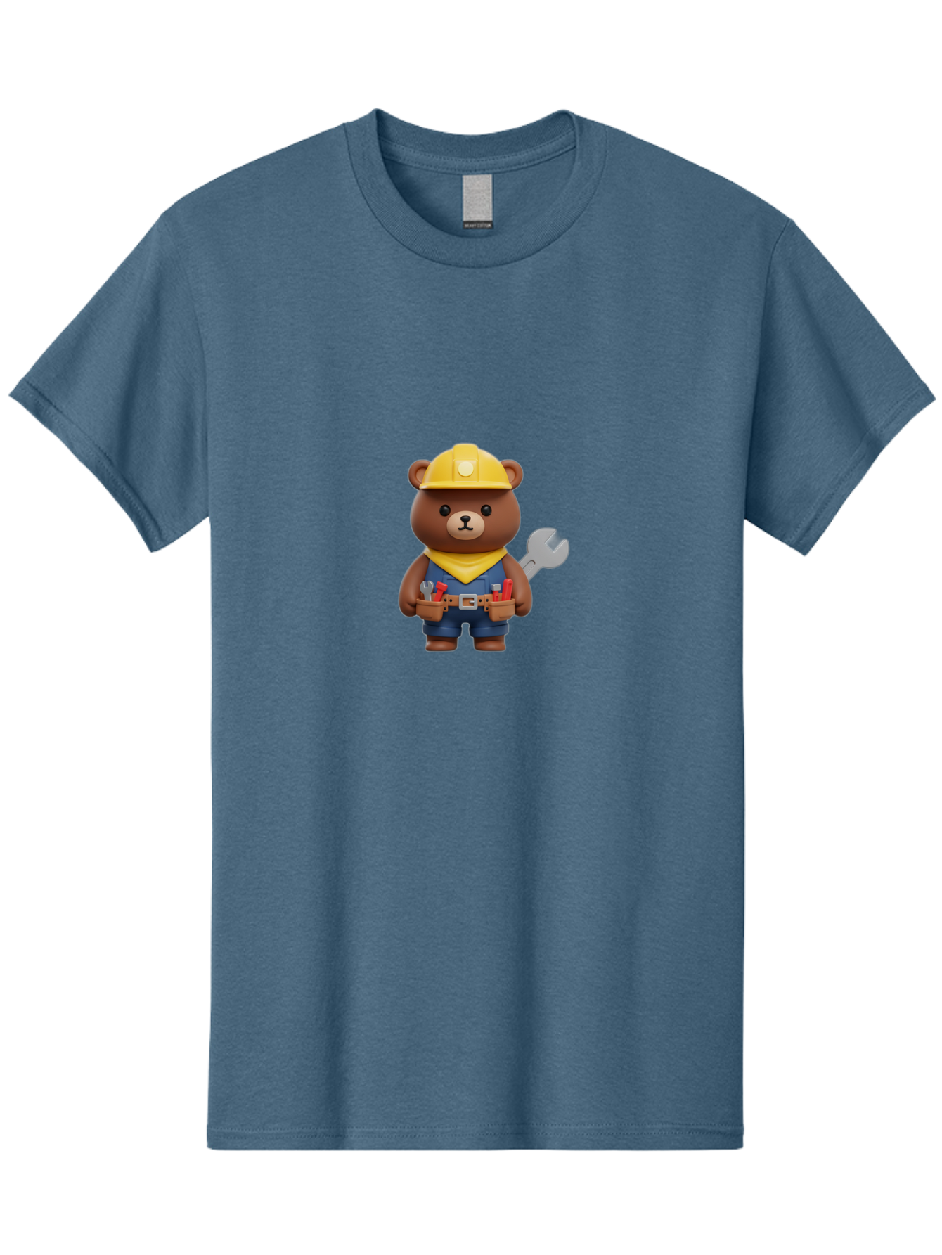 Bear-Construction-Worker Men'S Graphic Tee, 100% Cotton, Comfortable Casual Summer Wear, Machine Washable, Vintage Camera, Old Camera, Antique Camera, Black Camera, Classic Photography, Photography Equipment, Nostalgic Device, Film Camera, Bae849