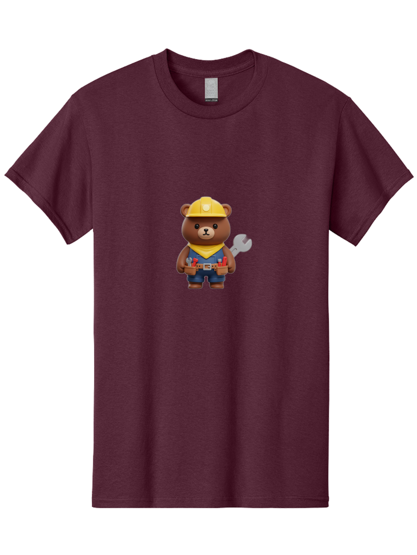 Bear-Construction-Worker Men'S Graphic Tee, 100% Cotton, Comfortable Casual Summer Wear, Machine Washable, Vintage Camera, Old Camera, Antique Camera, Black Camera, Classic Photography, Photography Equipment, Nostalgic Device, Film Camera, Bae849