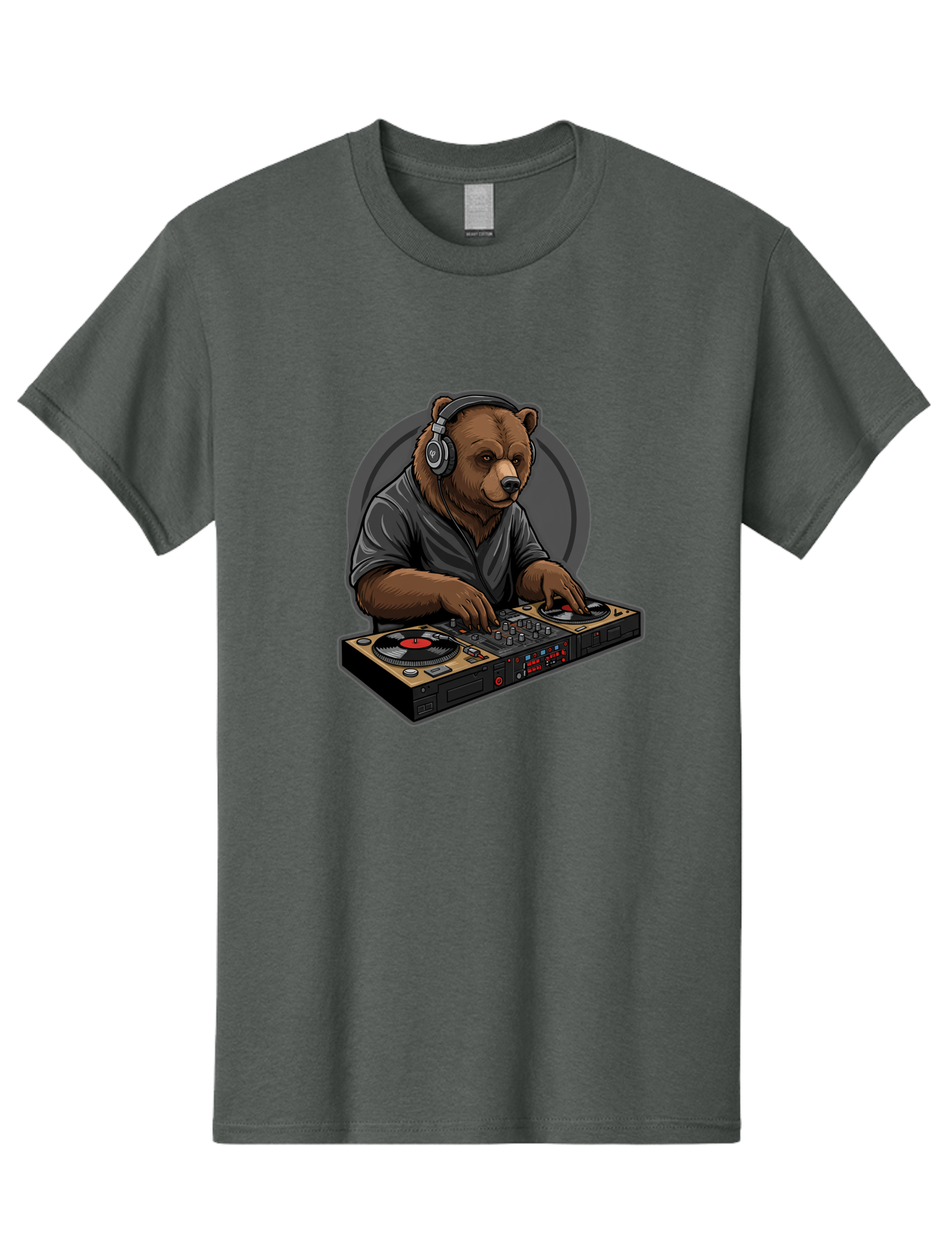Bear-Dj Men'S Graphic Tee, 100% Cotton, Comfortable Casual Summer Wear, Machine Washable, Vintage Camera, Old Camera, Antique Camera, Black Camera, Classic Photography, Photography Equipment, Nostalgic Device, Film Camera, Camera Art Bae850